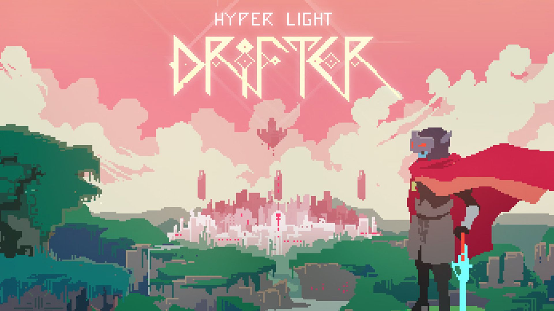 Hyper Light Drifter personaggio pixel art, 1920x1080 Full HD, PC Desktop