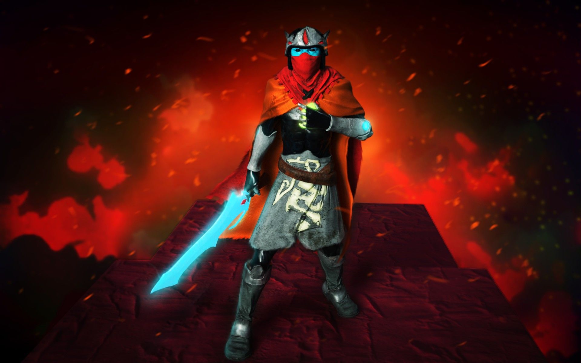 Hyper Light Drifter guerriero spada, 1920x1200 Full HD+, Laptop