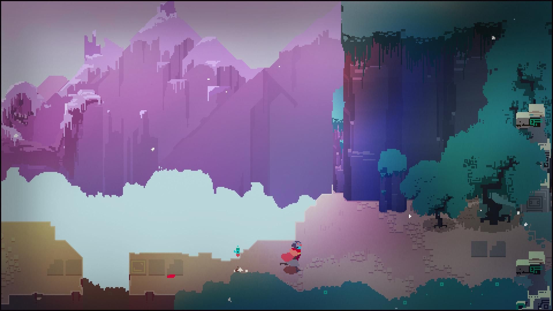 Hyper Light Drifter paesaggio pixel art, 1920x1080 Full HD, Desktop