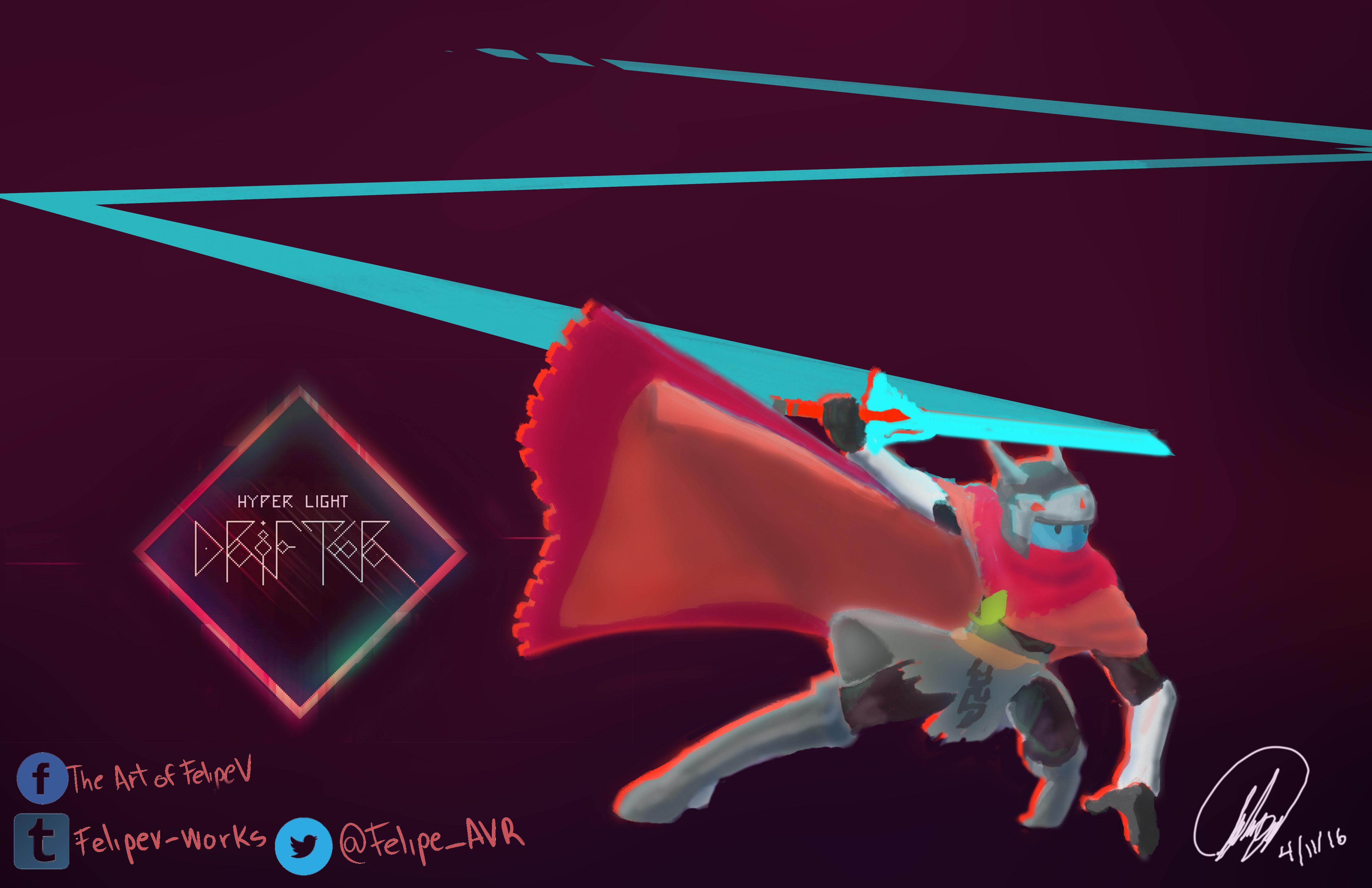 Hyper Light Drifter fan art spada, 5100x3300 Ultra HD, 4K TV
