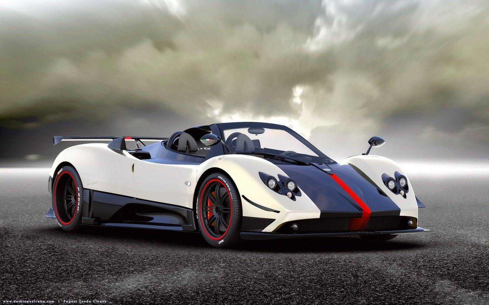Pagani Zonda bianca hypercar, 1680x1050 HD Ready, Desktop
