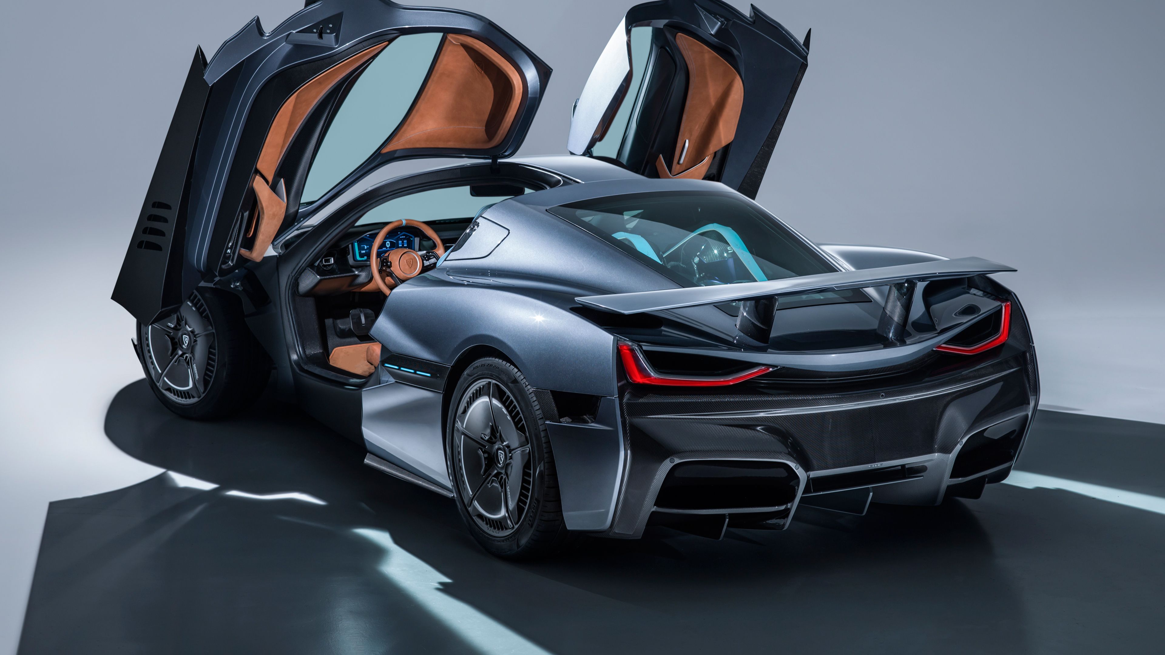 Rimac C Two nera, 3840x2160 4K Ultra HD, Monitor 4K