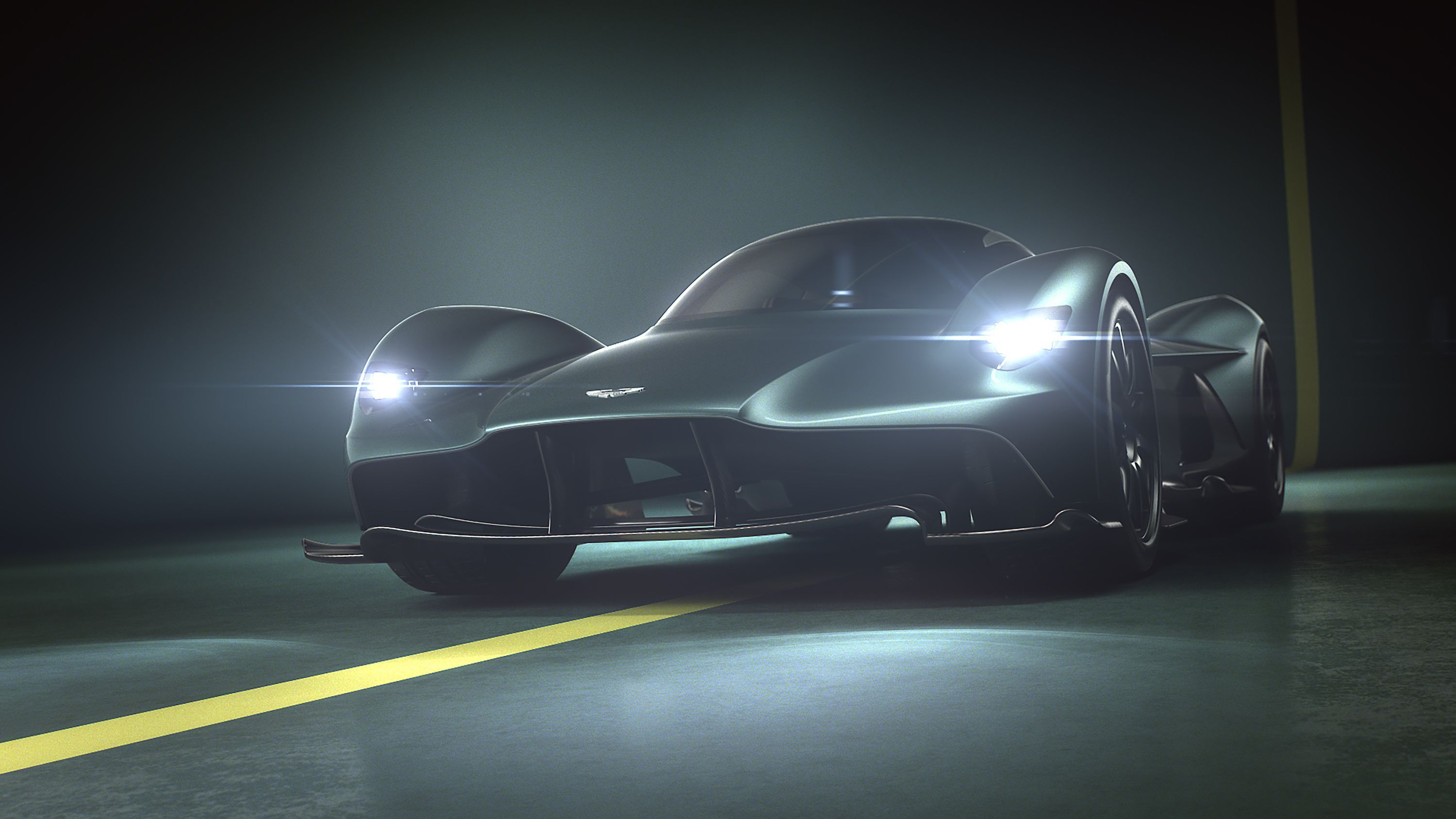Aston Martin Valkyrie hypercar nero, Rainbow Six Siege, 3000x1688 2K+, PC