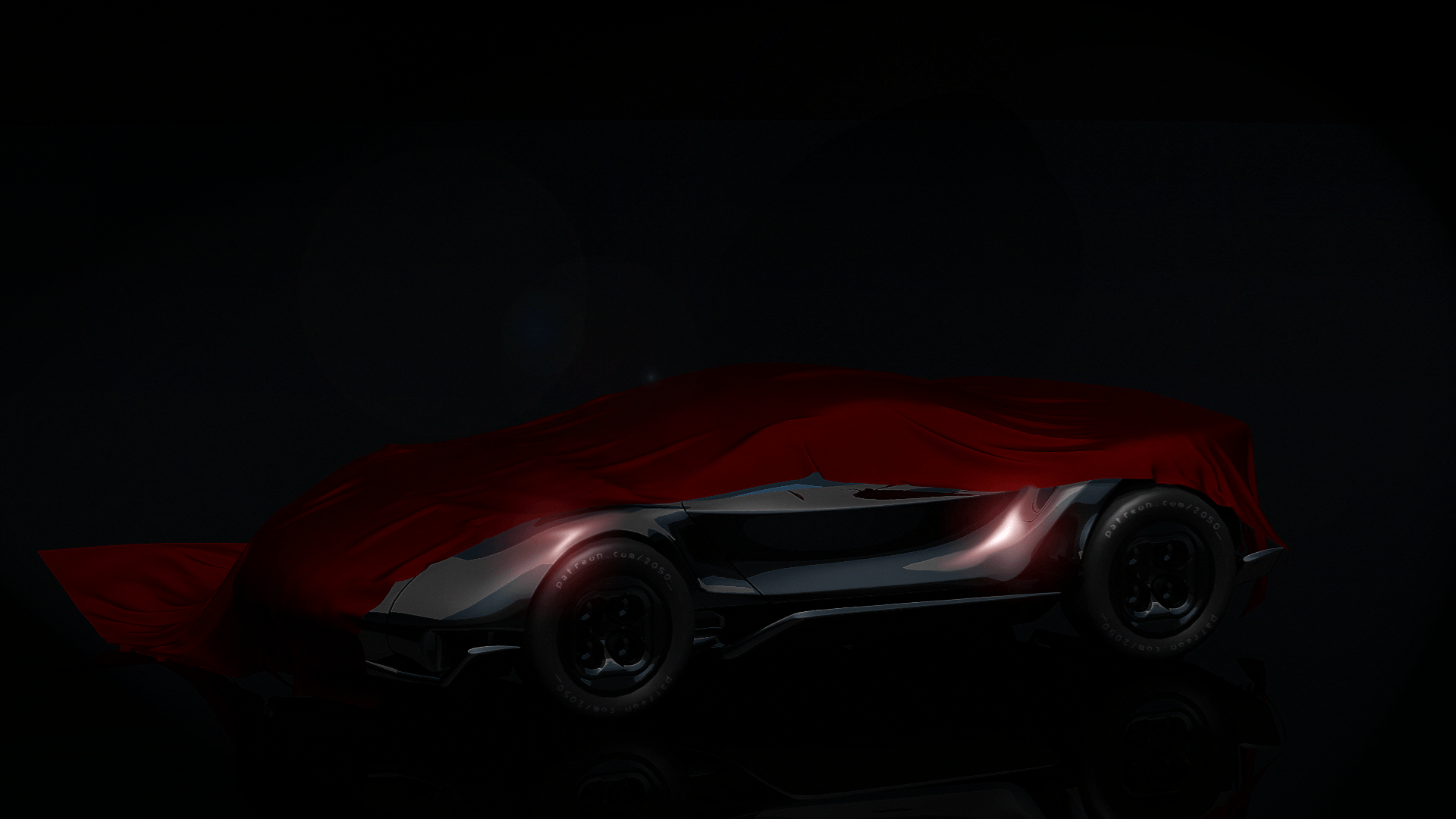 Hypercar rosso e nero scuro, 1920x1080 Full HD 1080p, Desktop