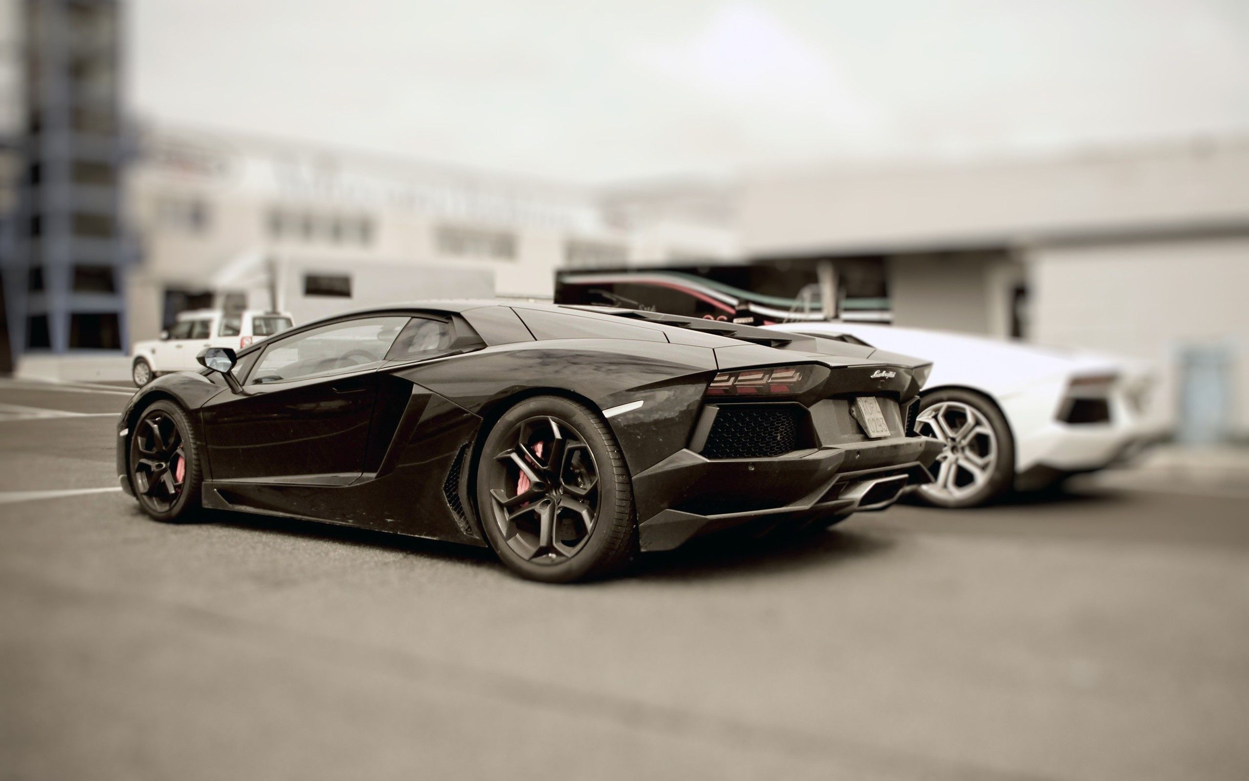 Lamborghini Aventador nera, supercar italiana, 2560x1600 WQXGA, Desktop