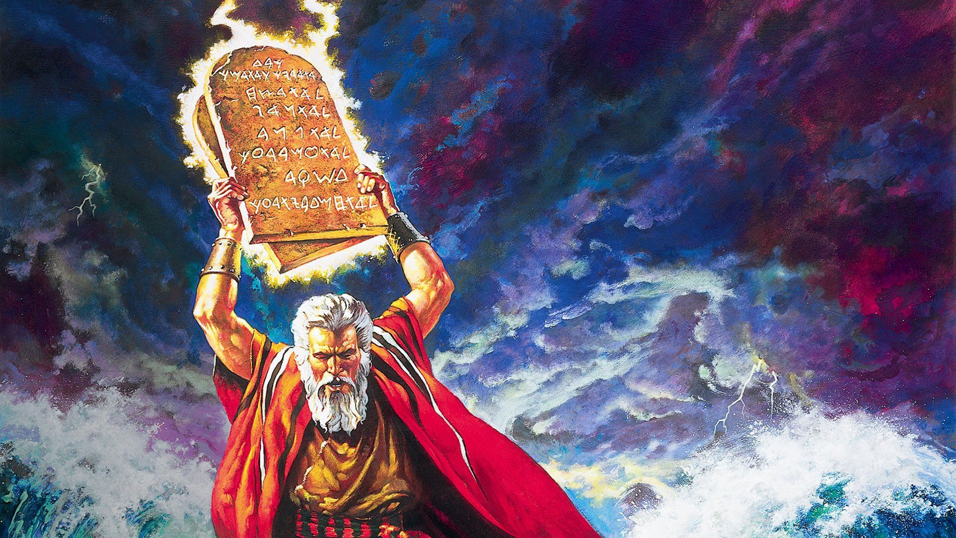 Mosè con tavole della legge, 1920x1080 Full HD, Desktop