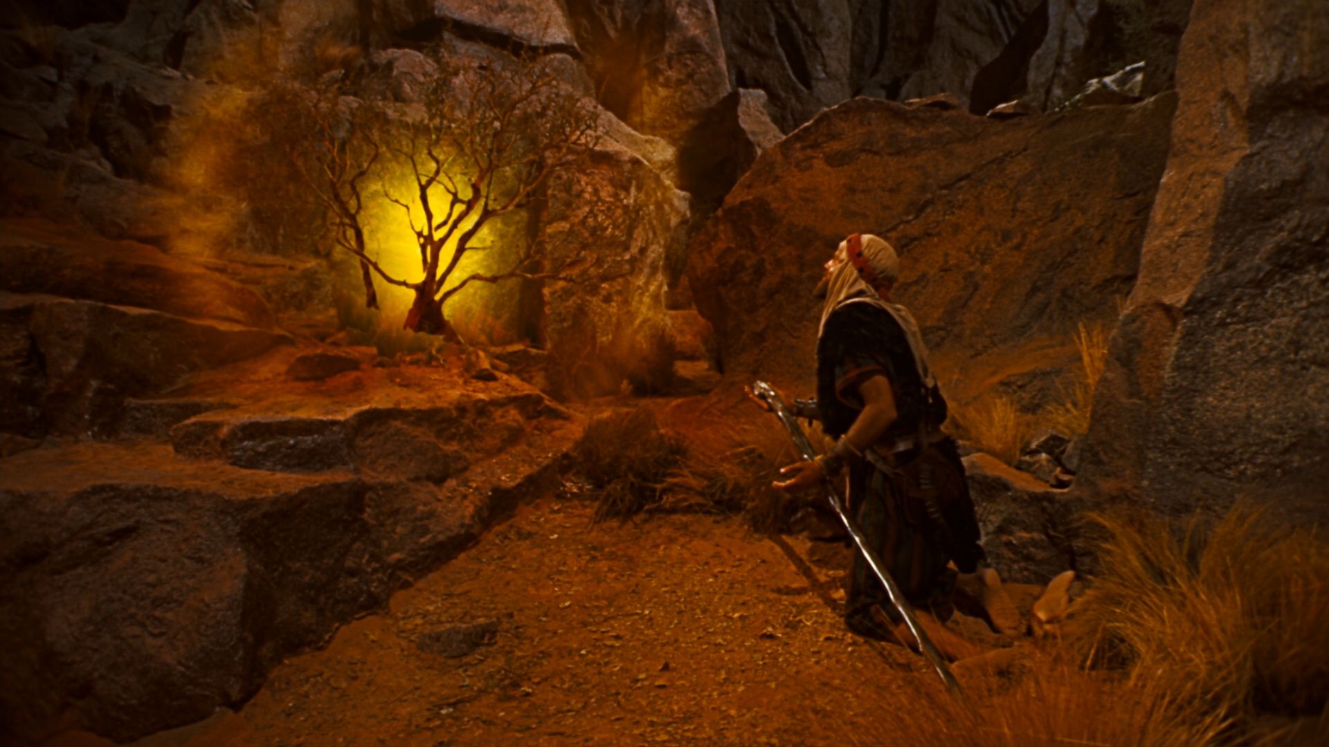 Mosè roveto ardente grotta, 1920x1080 1080p, Laptop