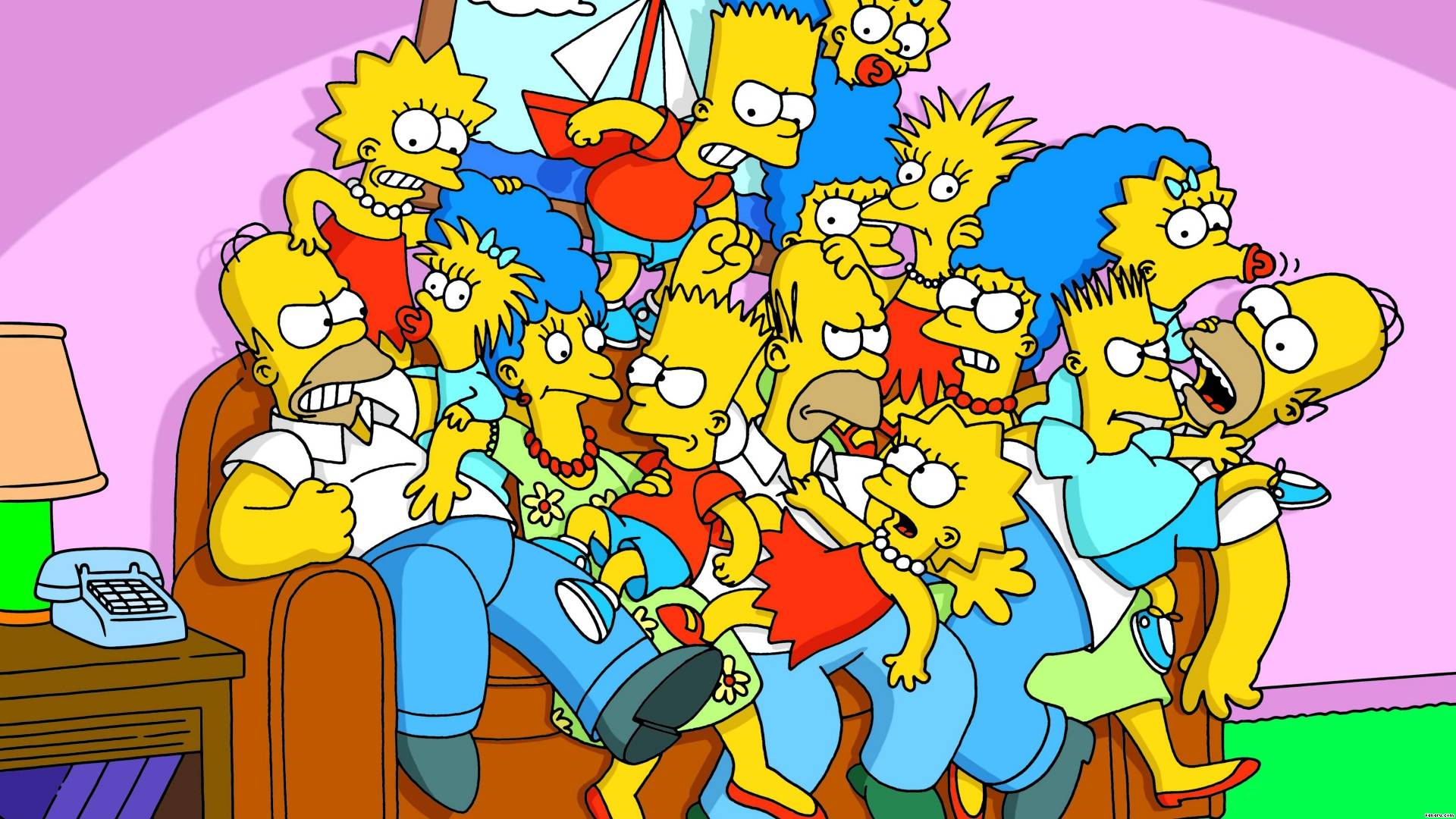 Homer e Bart Simpson, 1024x768 HD, Monitor Gaming