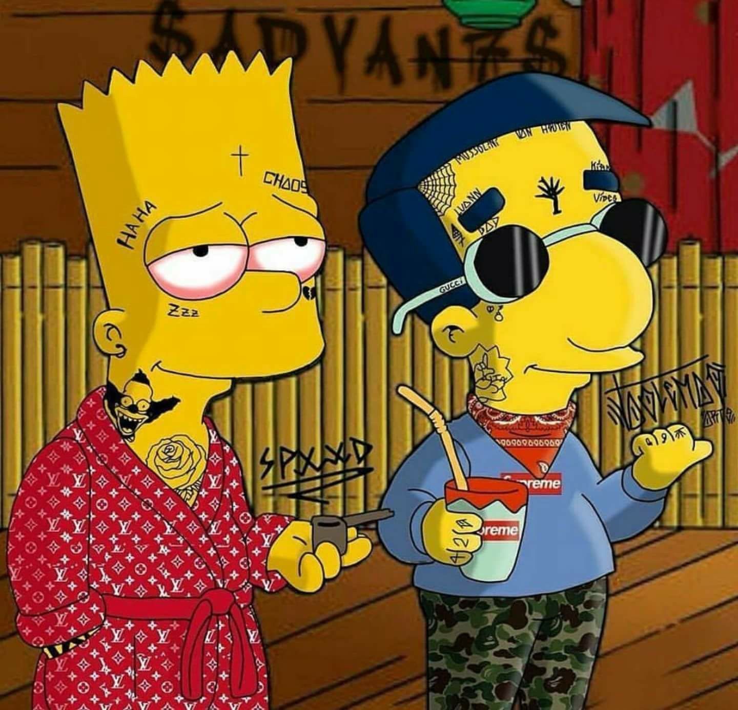 Simpson Supreme per Desktop, 1440x1387 720p, Monitor Gaming