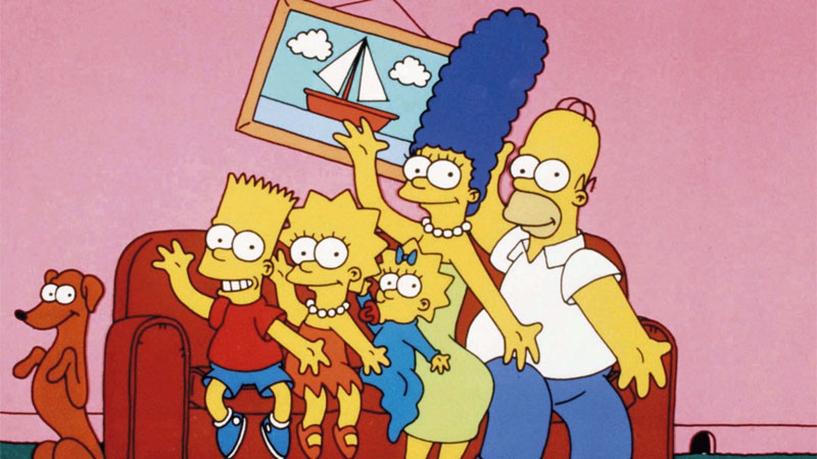 Famiglia Simpson sul divano, 1600x900 HD Ready, PC