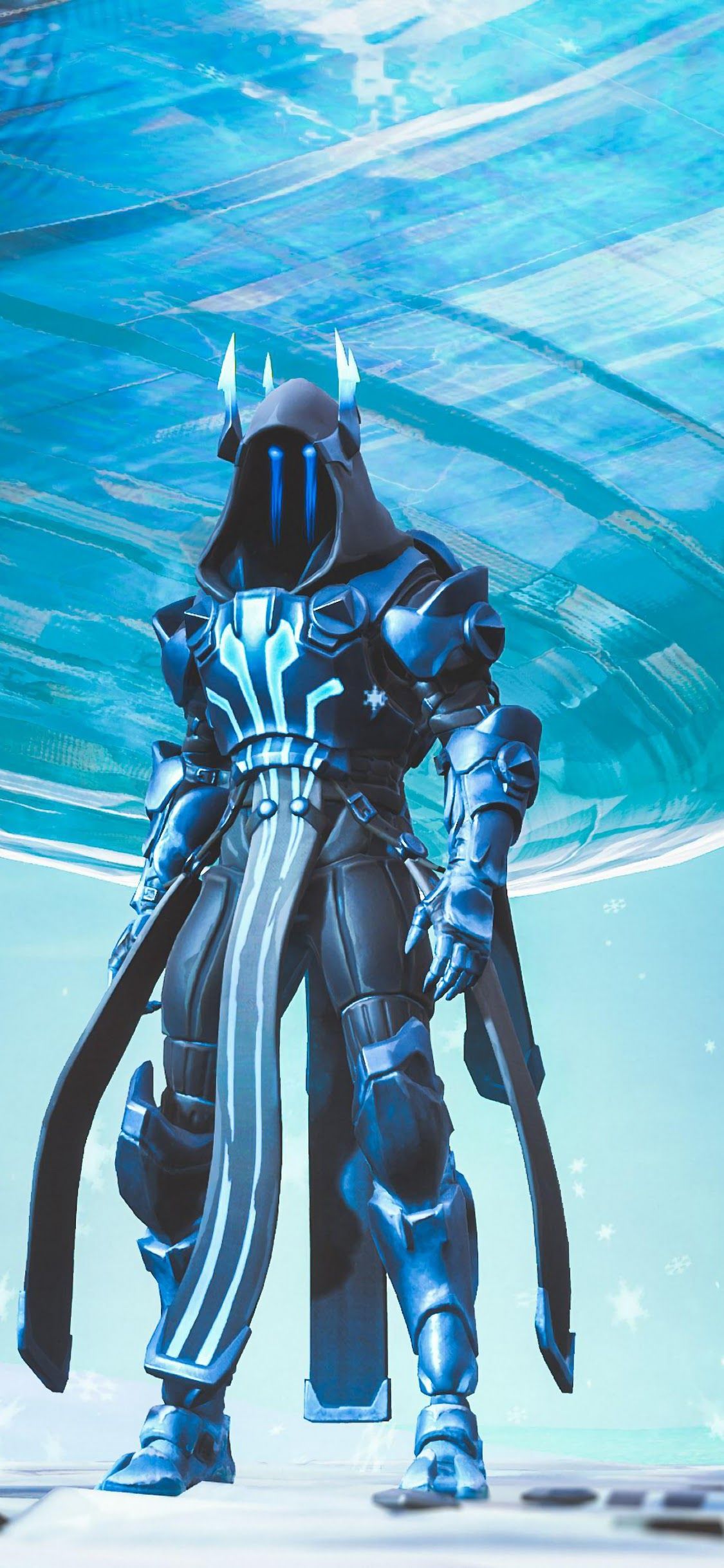 Ice King Fortnite personaggio blu, 1125x2436 Full HD Verticale, iPhone