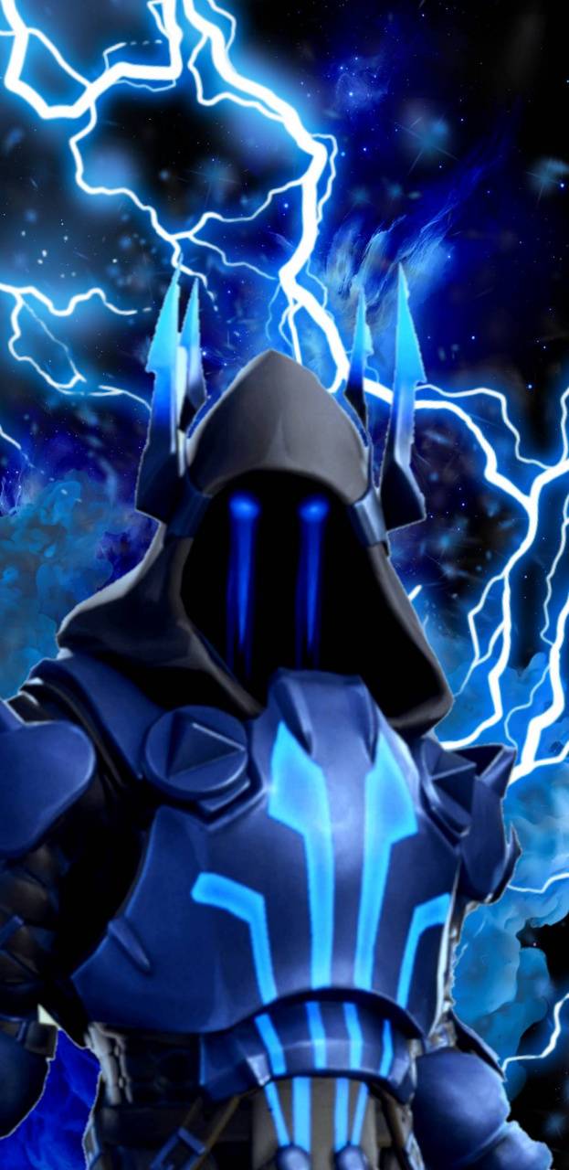 Ice King Fortnite fulmini blu, 623x1280 Full HD Verticale, iPhone