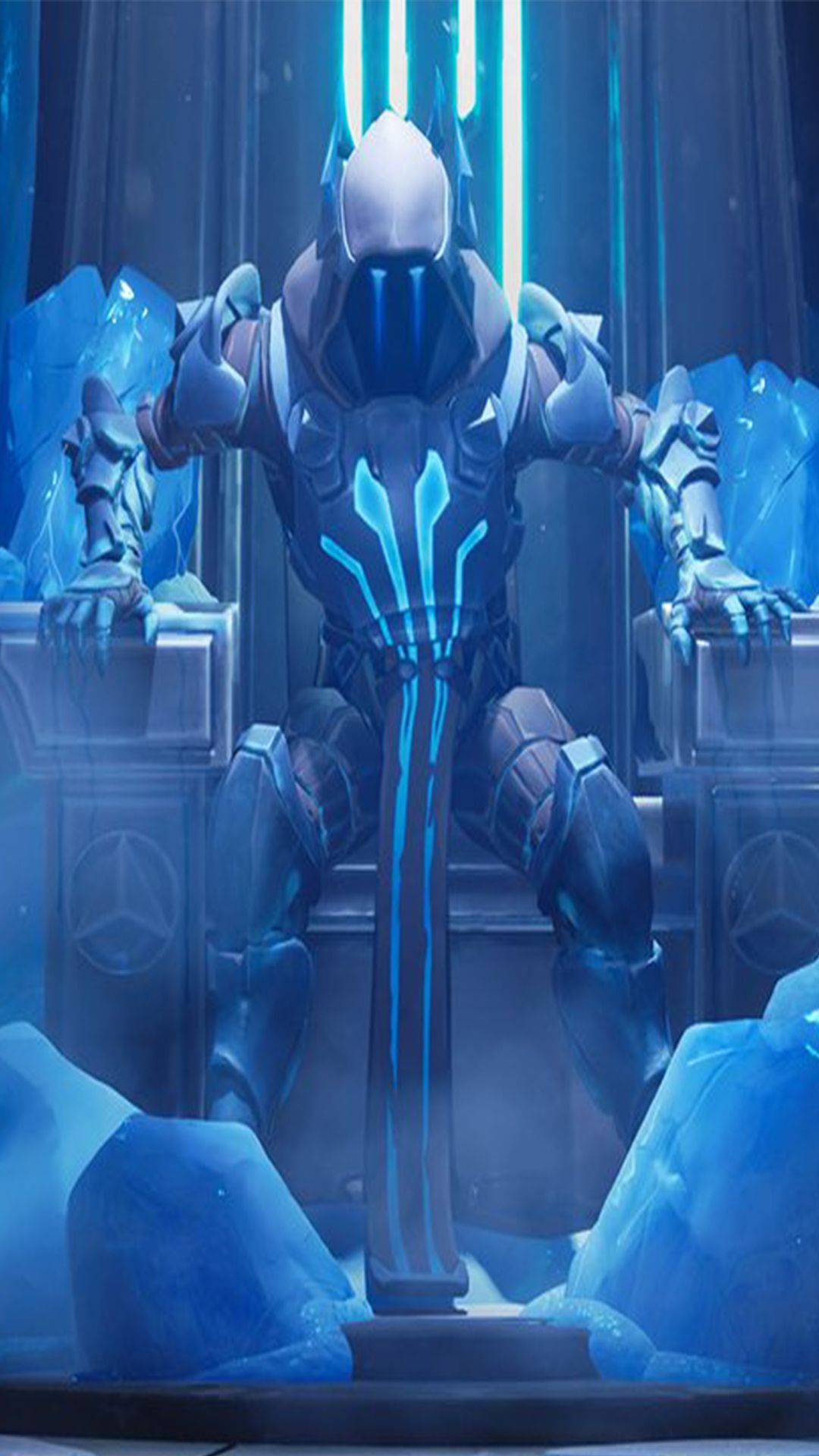 Ice King Fortnite trono ghiaccio, 1080x1920 Verticale, Samsung Galaxy