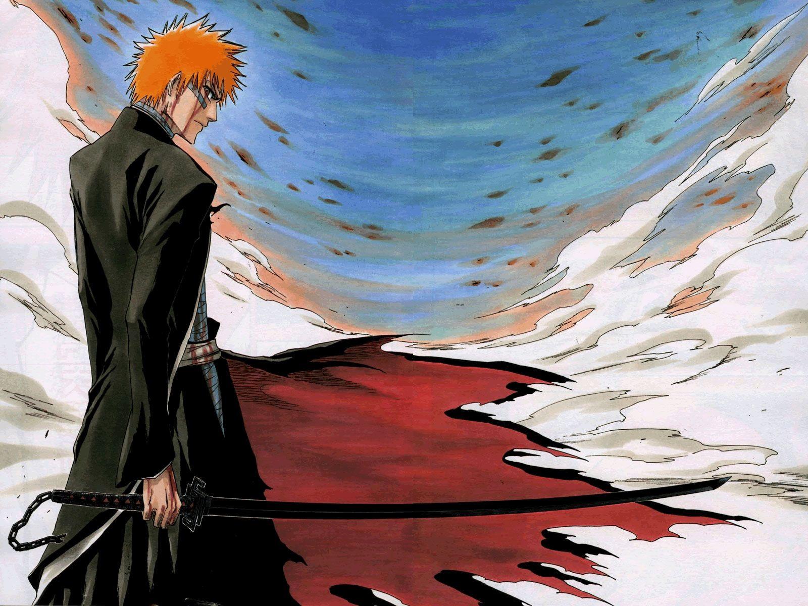 Ichigo Kurosaki Bleach Bankai, Shinigami, 1600x1200 HD, Desktop
