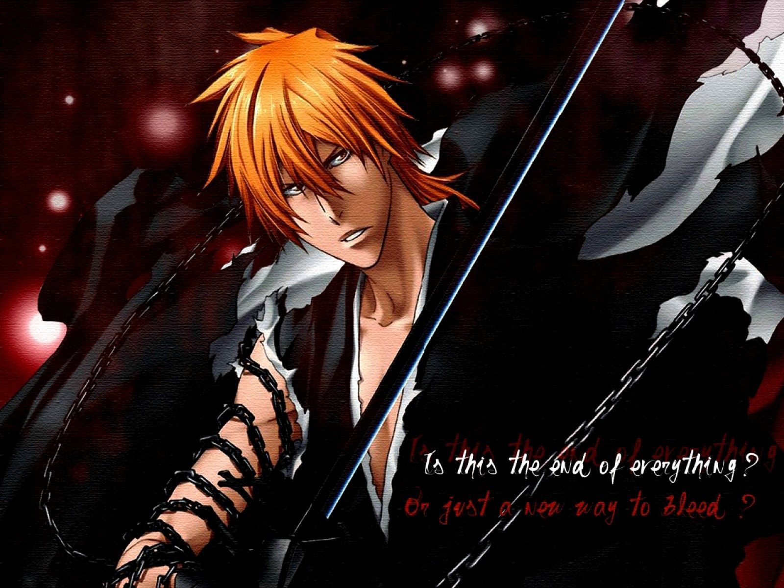 Ichigo Kurosaki Bleach spada, 1600x1200 HD Ready, Acer Nitro