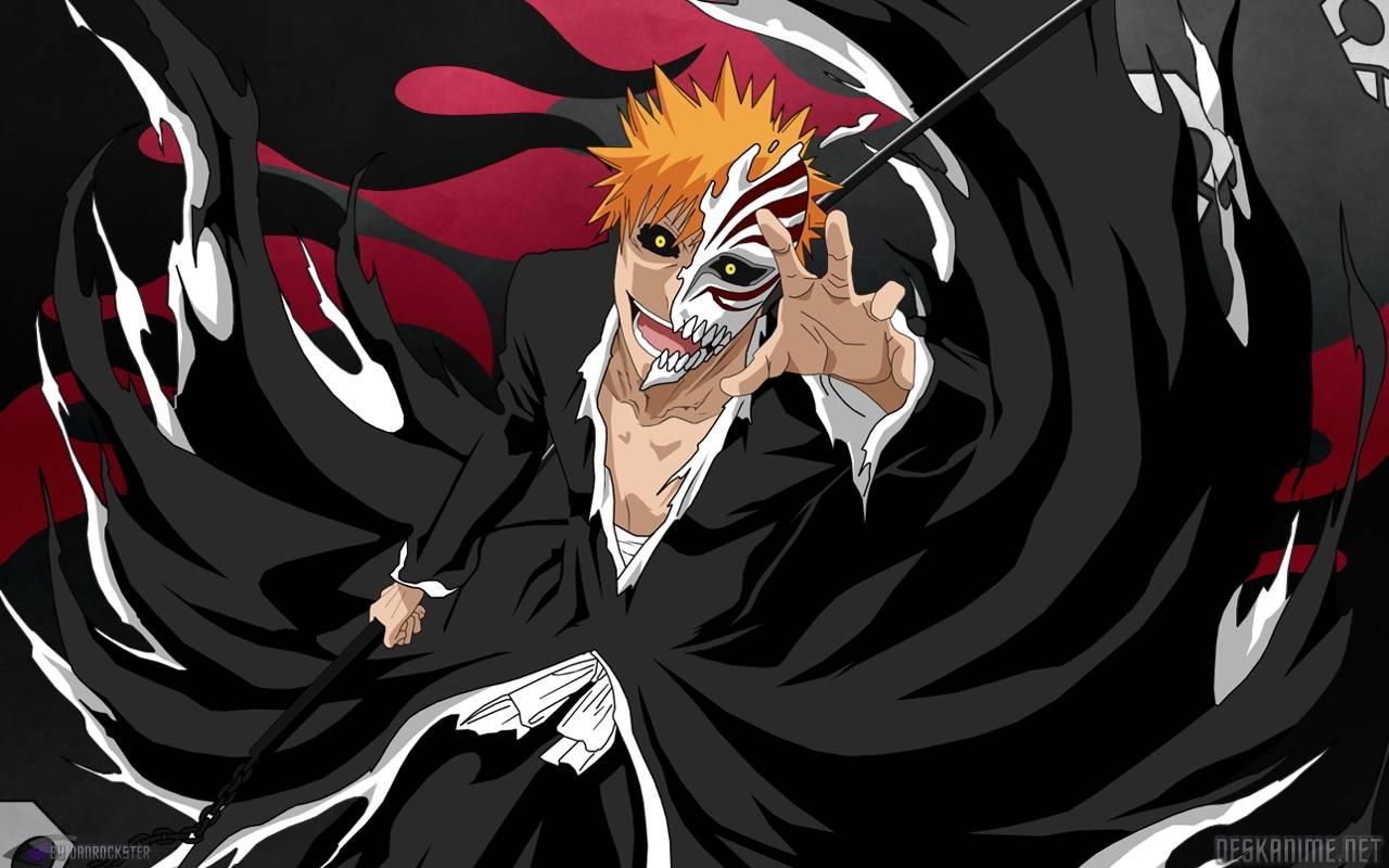 Ichigo Kurosaki maschera Hollow, Bleach, 1280x800 720p, Laptop