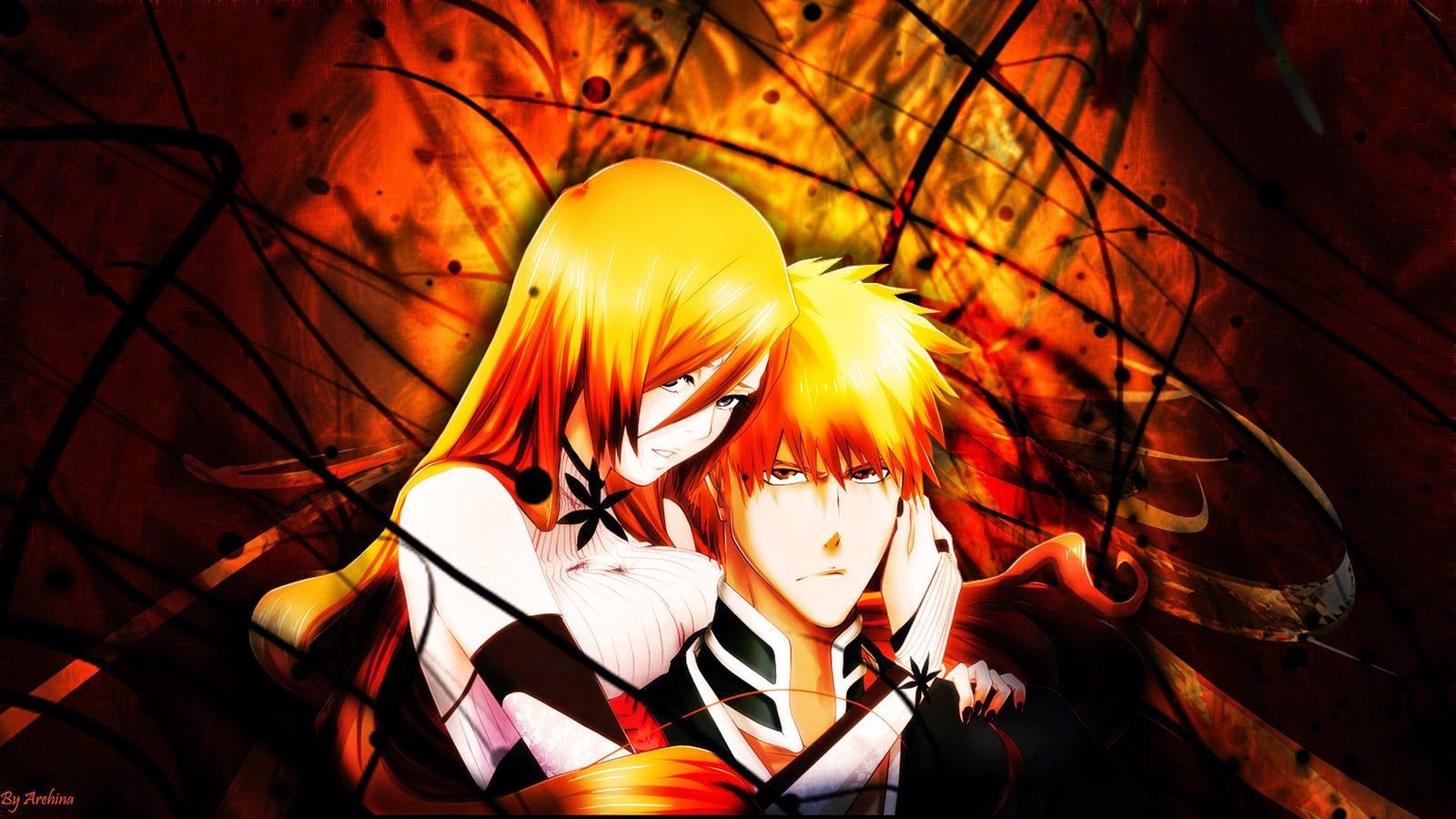 Ichigo Hollow Bleach anime, 1600x900 900p, Desktop