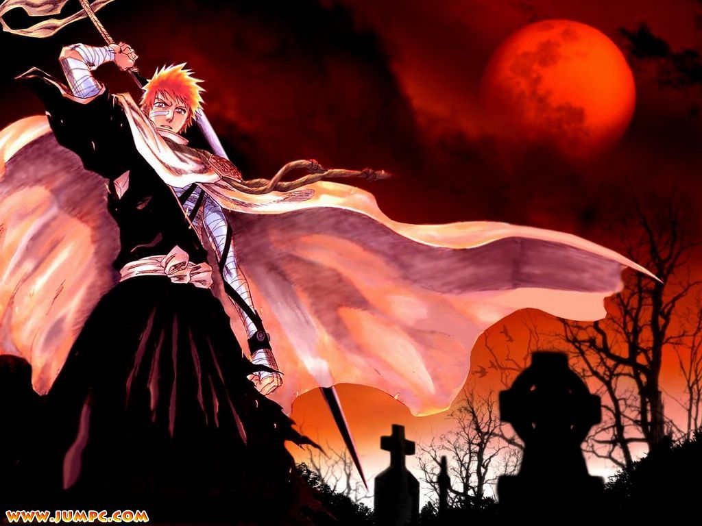 Ichigo Bankai Bleach anime, 1024x768 HD, PC