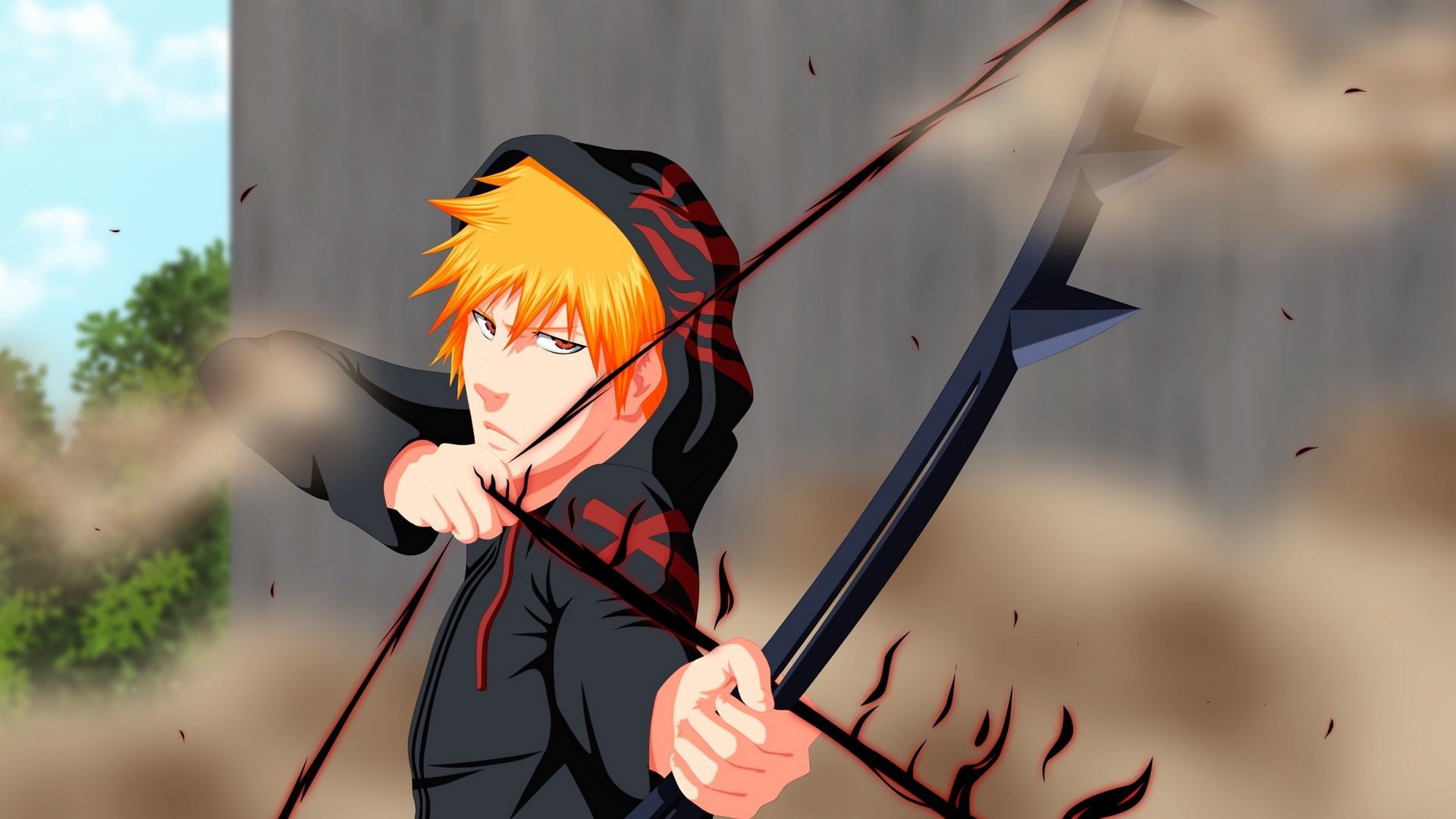 Ichigo Kurosaki con spada Bleach, 1920x1080 Full HD, PC Desktop