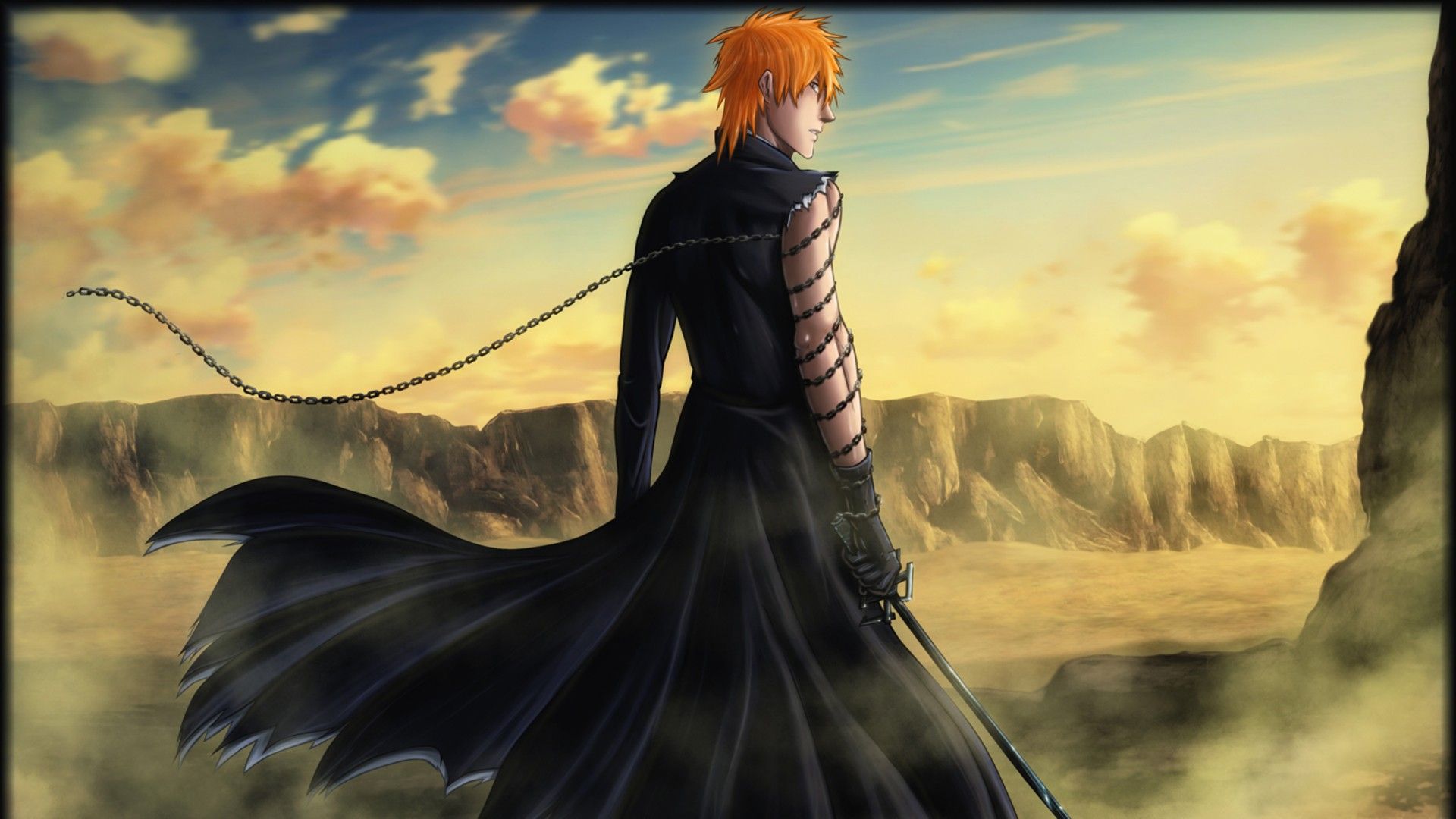 Ichigo Kurosaki, Bleach, deserto, 1920x1080 Full HD, PC Desktop