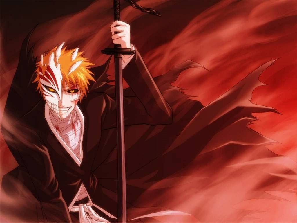 Ichigo Kurosaki maschera Hollow spada, 1024x768 HD, Desktop