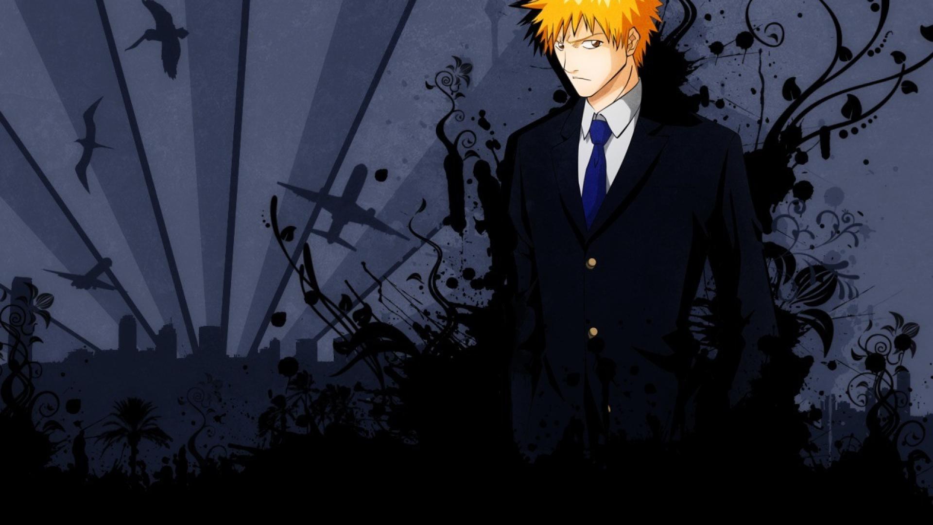 Ichigo Kurosaki in uniforme scolastica, 1920x1080 1080p, PC