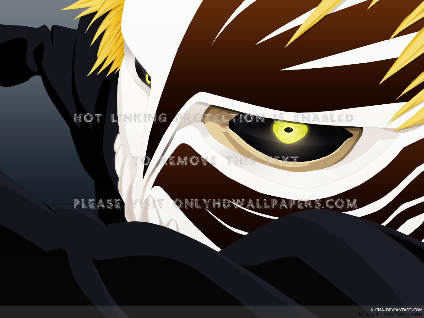 Ichigo Hollow maschera Bleach, 1365x1024 HD, Desktop
