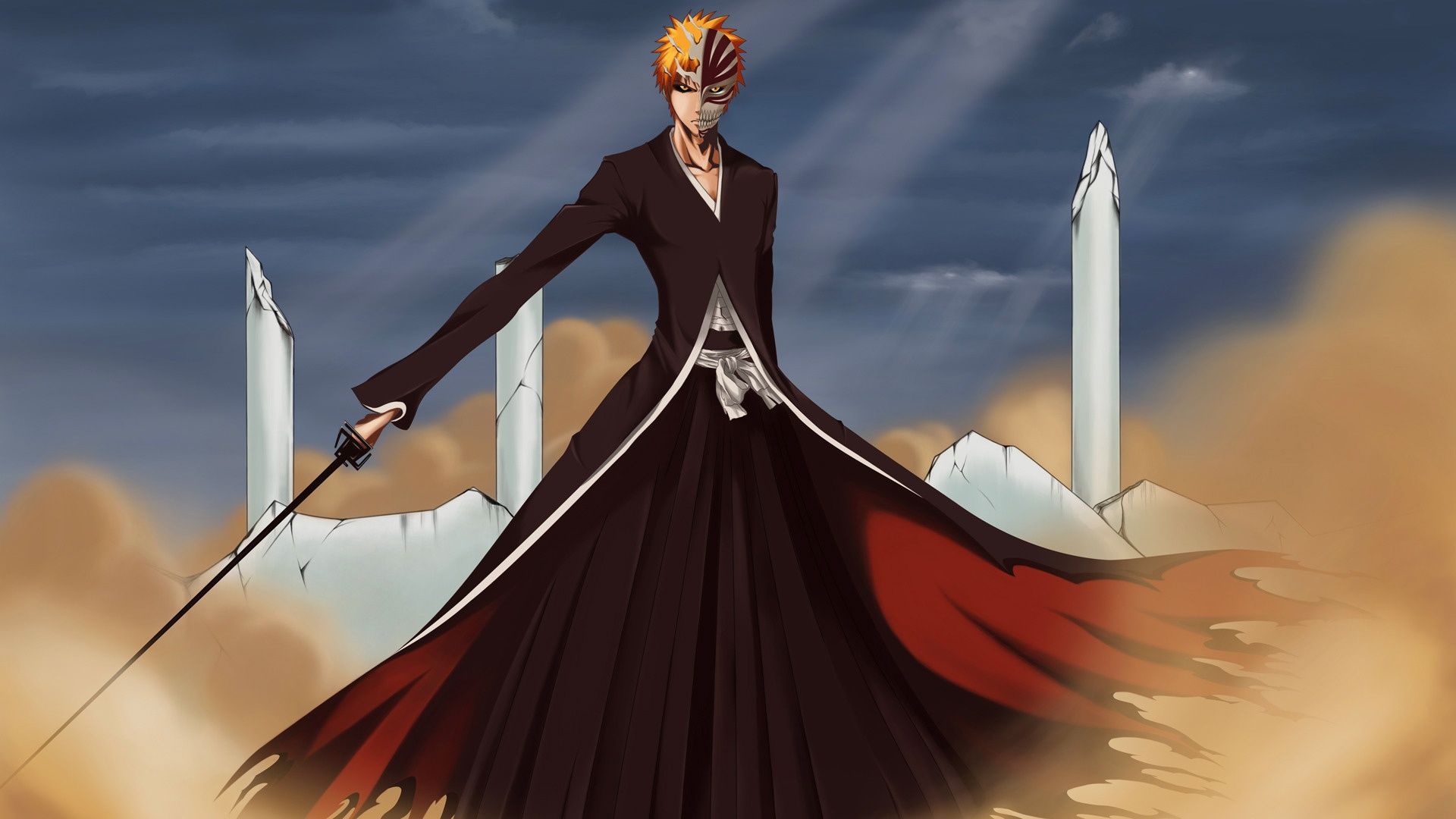 Ichigo Kurosaki maschera Hollow Bleach, 1920x1080 1080p, PC Desktop