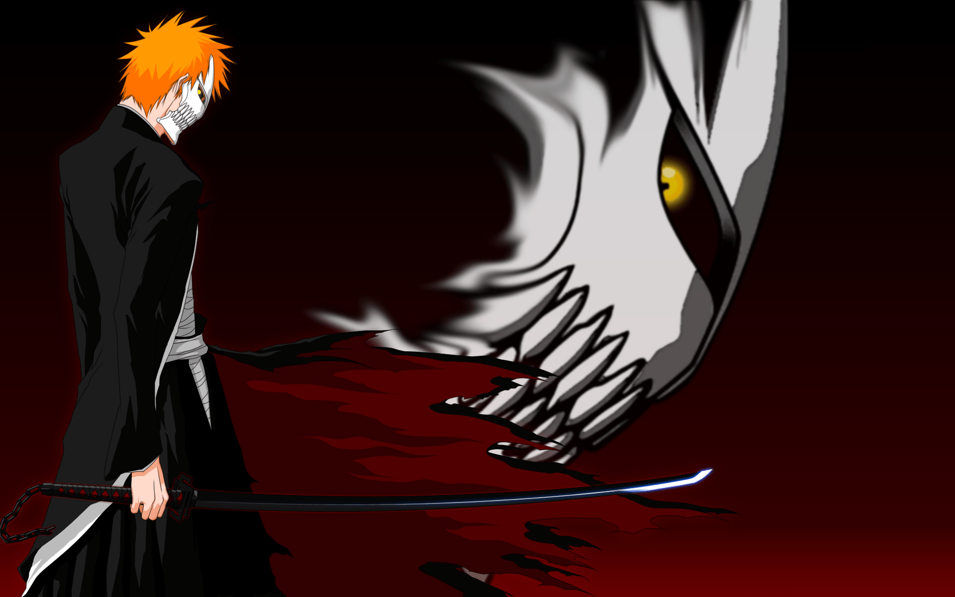 Ichigo Kurosaki Hollow Bleach, 1920x1200 WUXGA, Laptop