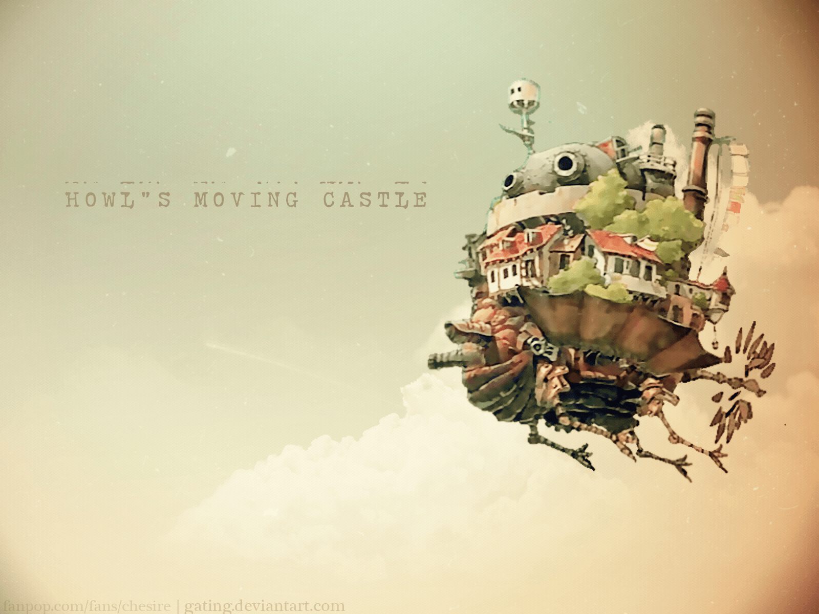 Castello Errante di Howl volante, 1600x1200 HD Ready, PC