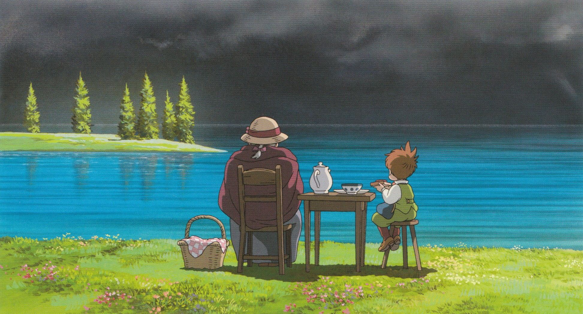 Howl e Markl al lago, 1945x1048 1080p, PC