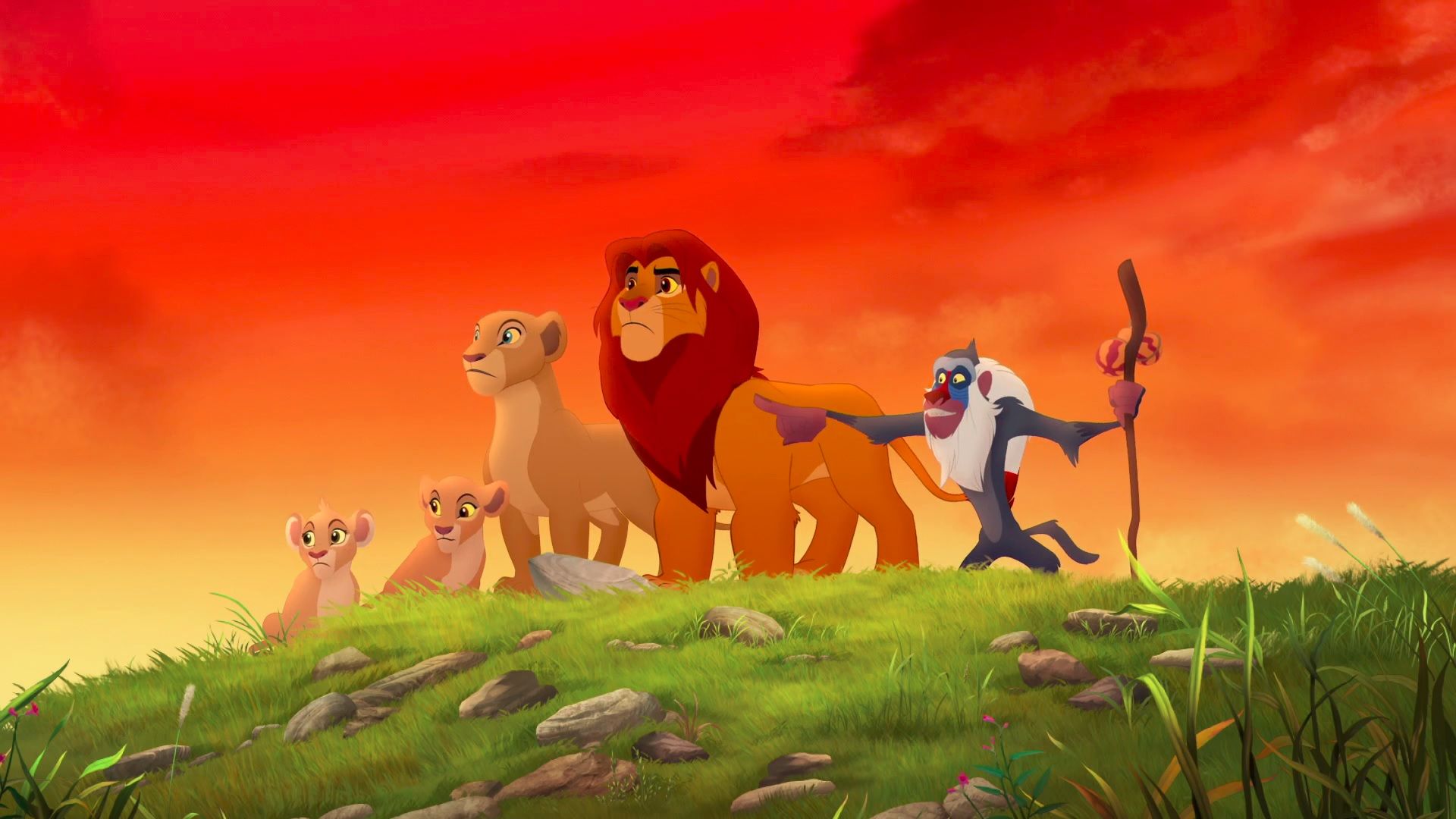 Simba e Rafiki, Il Re Leone, 1580x880 720p, PC