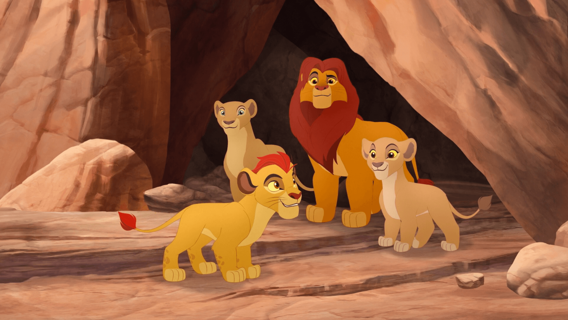 Personaggi Lion Guard albero savana, 1920x1080 Full HD, Desktop