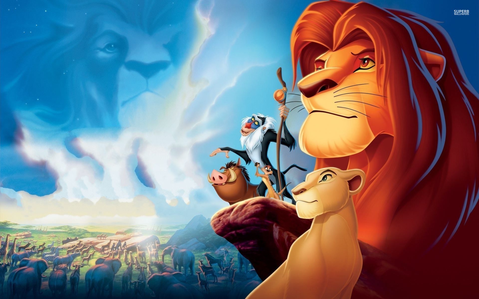 Il Re Leone personaggi Disney, classici d'animazione, 1920x1200 Full HD+ WUXGA, Desktop