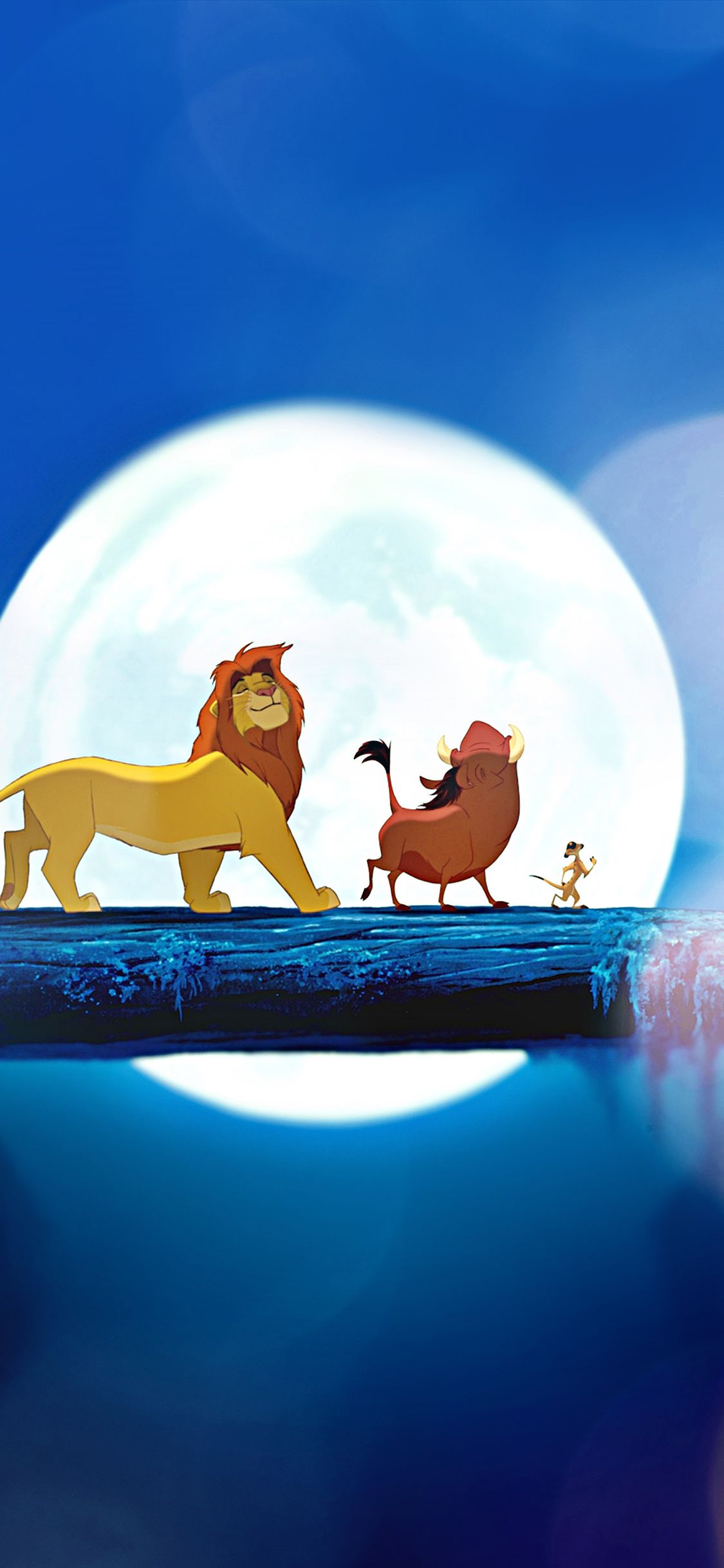 Simba Pumbaa Timon Re Leone, 1125x2436 Full HD Verticale, iPhone Plus
