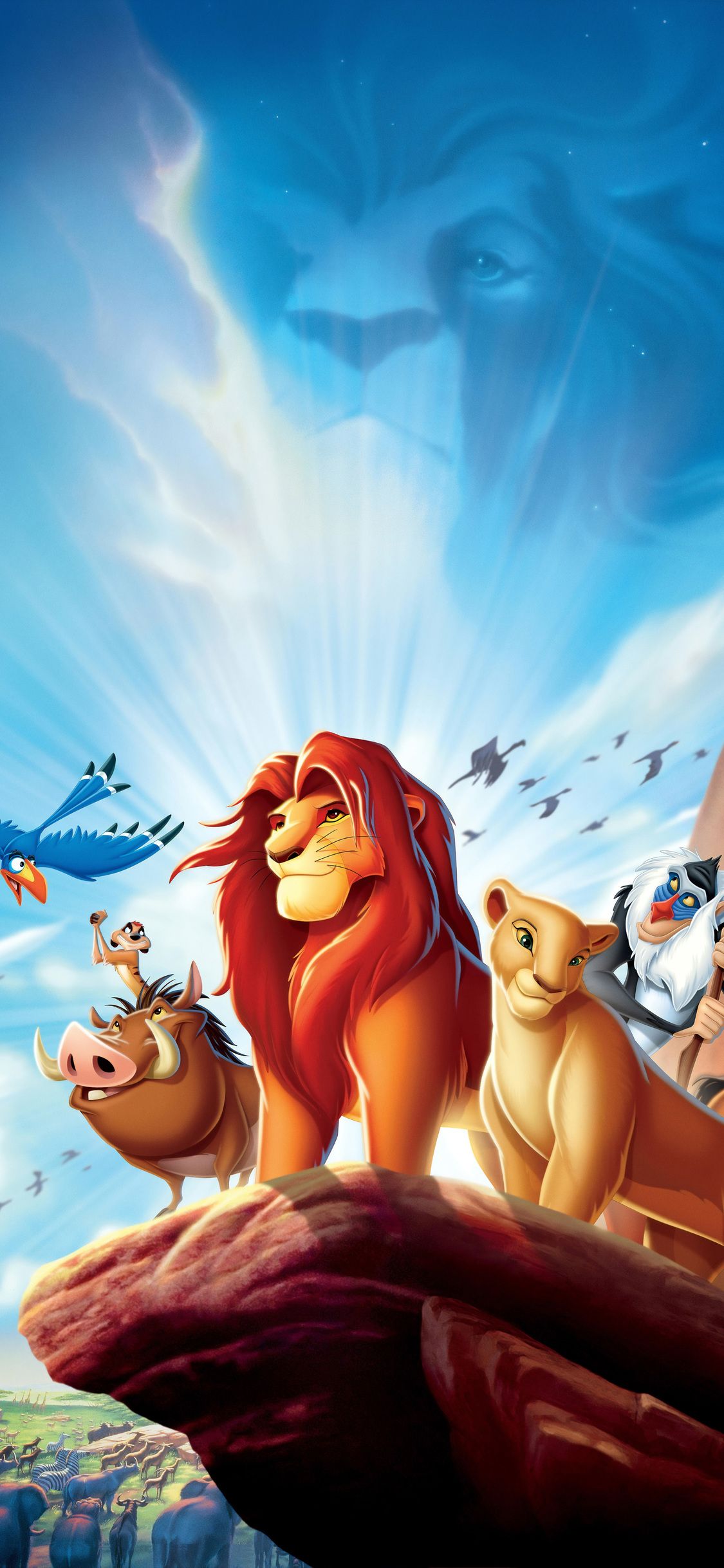 Il Re Leone personaggi Disney, 1125x2436 Verticale, iPhone