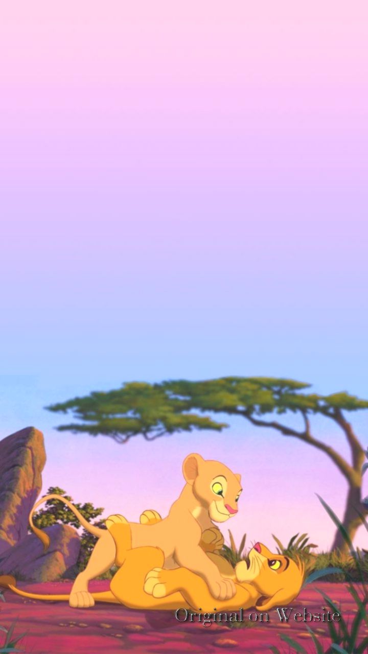 Simba e Nala savana, 720x1280 Full HD Verticale, iPhone Air