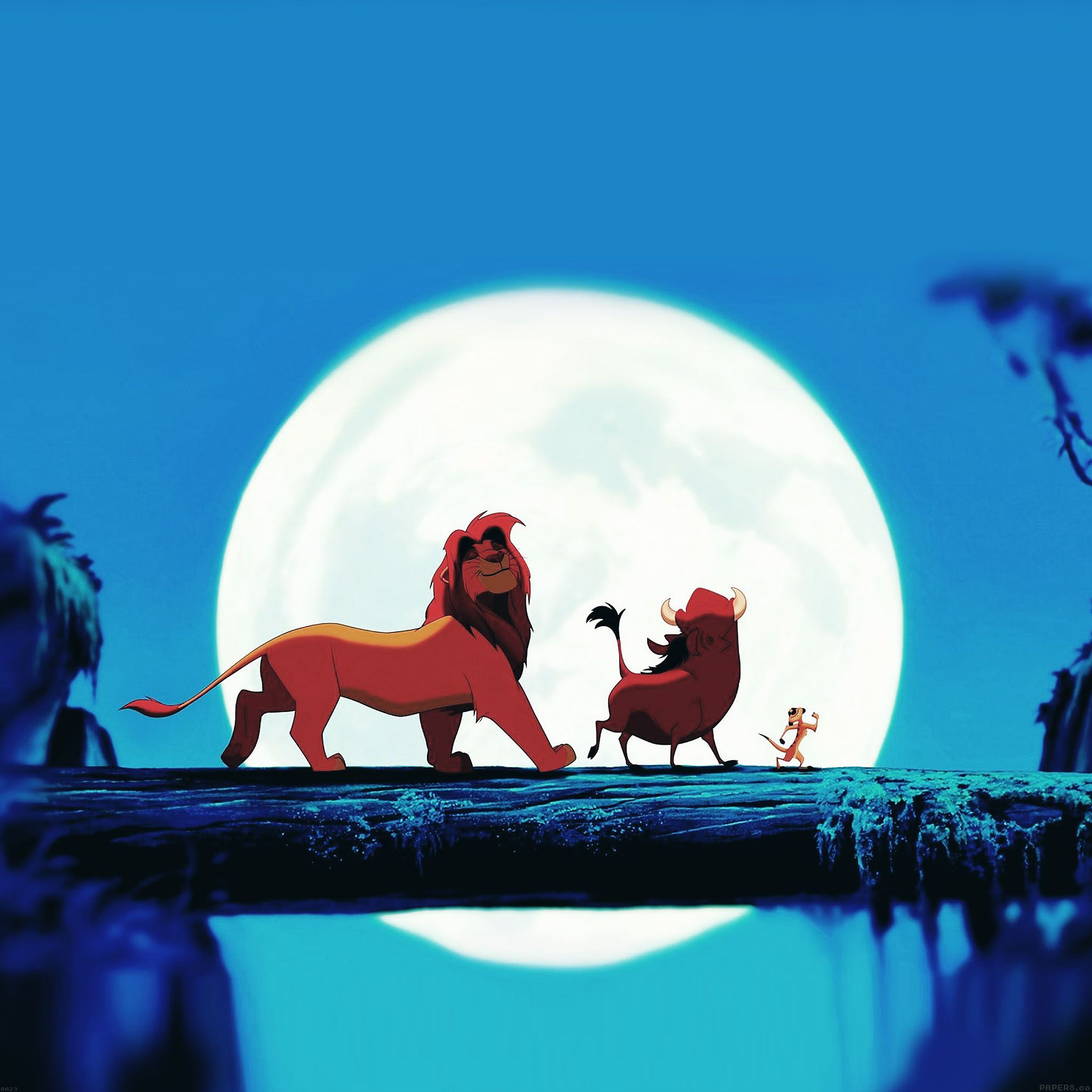 Simba, Pumbaa e Timon luna, 2048x2048 Hi-Res, Desktop