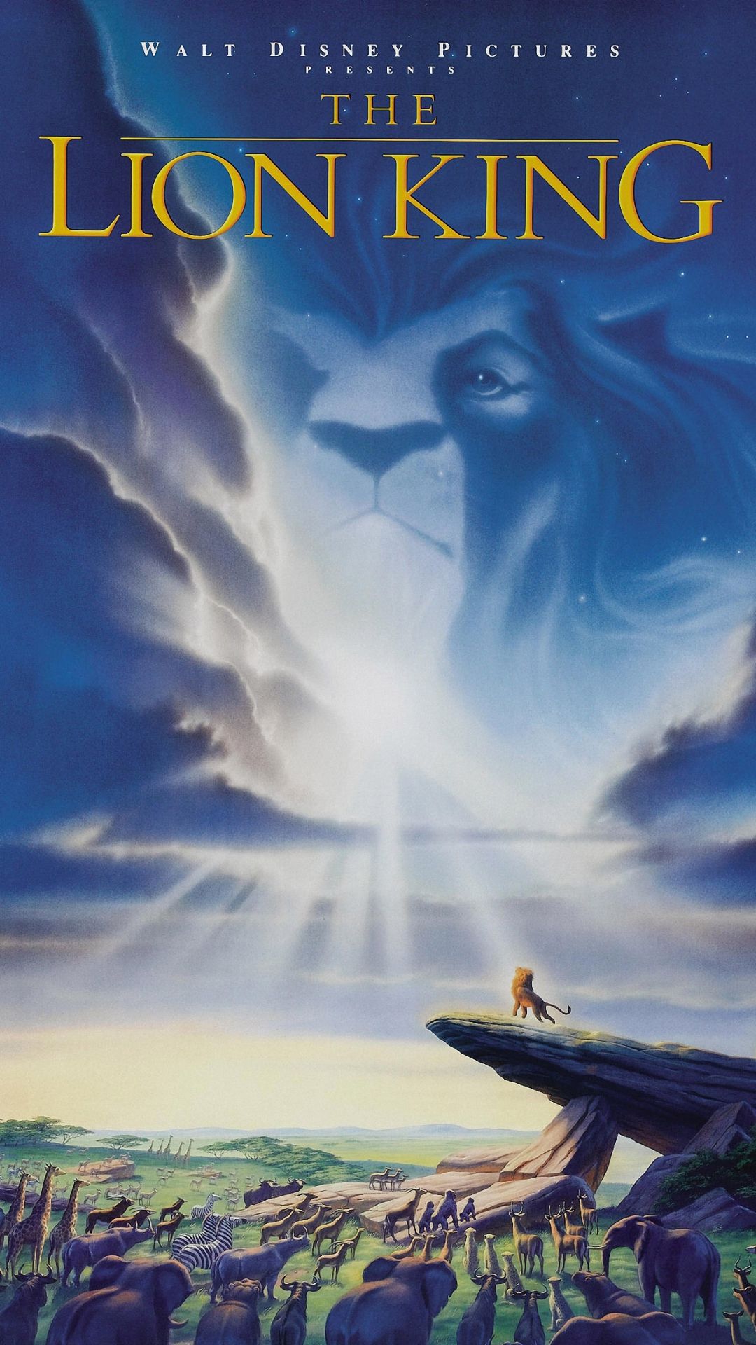 Il Re Leone poster, 1080x1920 Full HD Verticale, iPhone Pro Max
