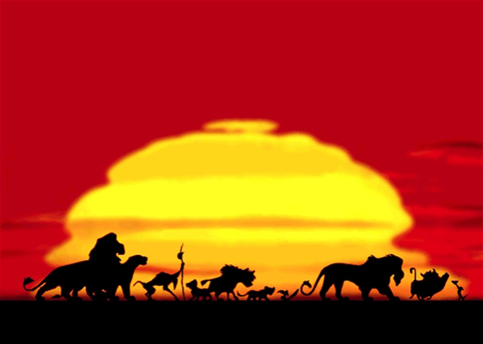 Il Re Leone tramonto silhouette, 1600x1138 HD, Desktop