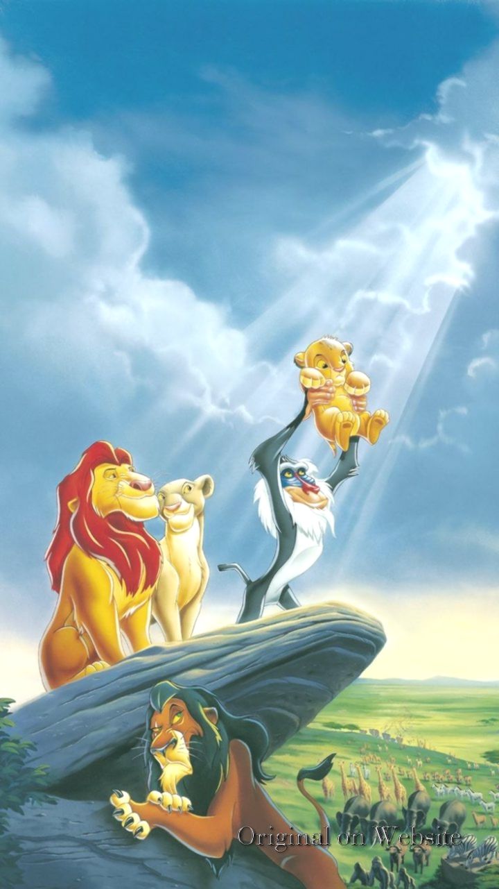 Il Re Leone, Simba su Pride Rock, 720x1281 Full HD Verticale, iPhone Plus