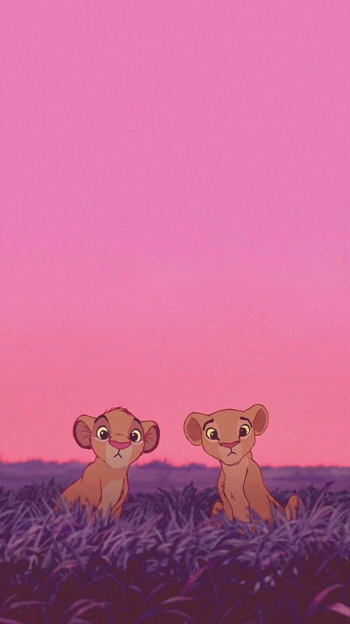 Simba e Nala cuccioli, Re Leone, 700x1245 Full HD Verticale, Smartphone