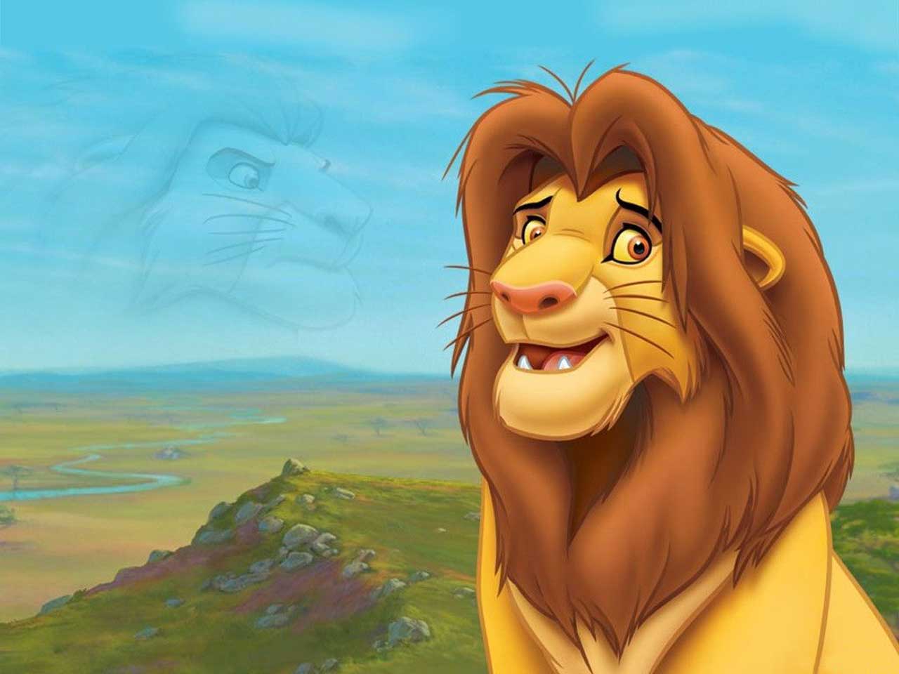 Simba e Nala savana, 720x1280 Full HD Verticale, iPhone
