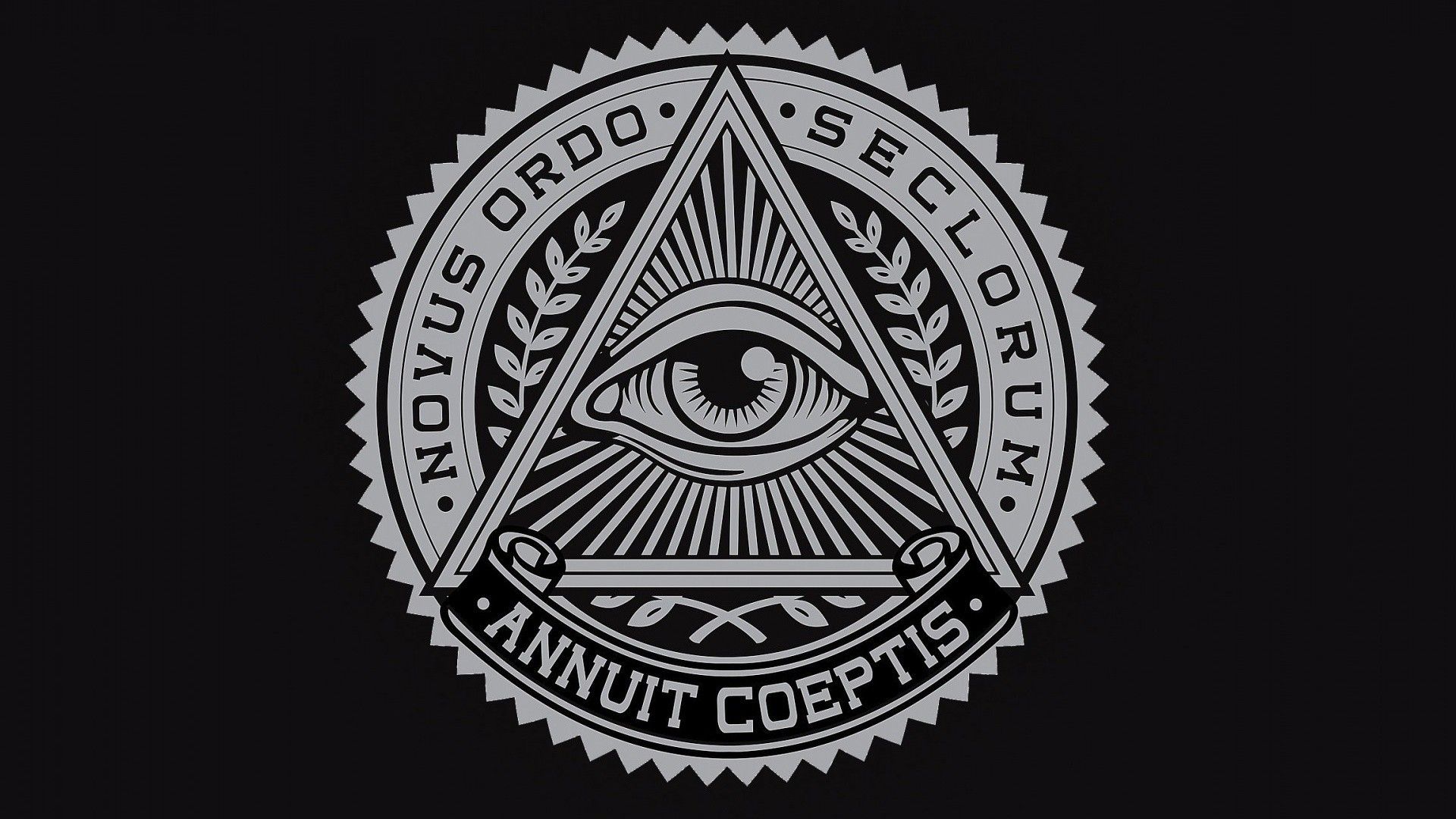 Triangolo simbolo Illuminati blu, 1920x1080 Full HD 1080p, PC Desktop
