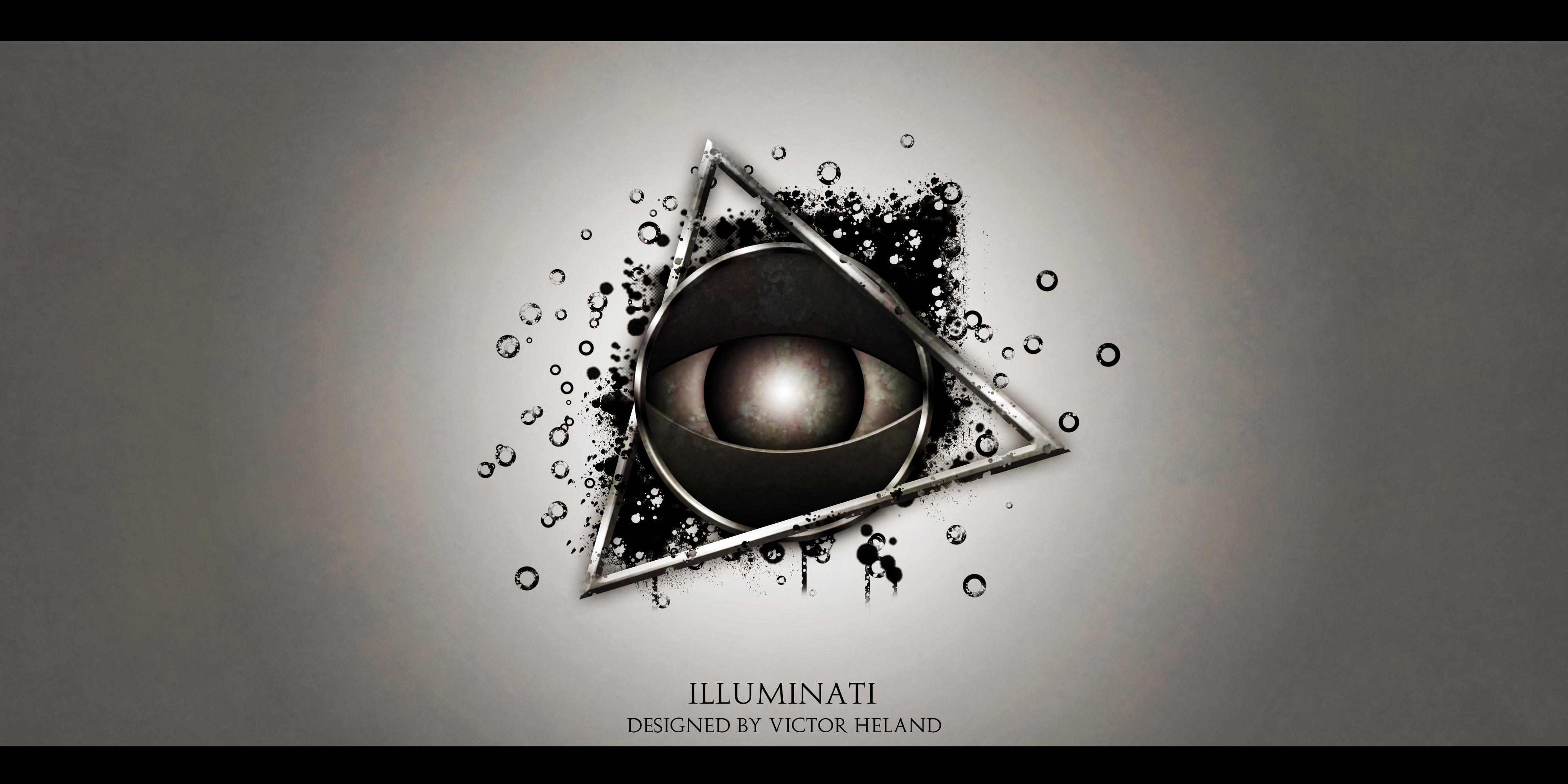 Occhio Illuminati 3D triangolo, 4000x2000 UHD, PC 4K