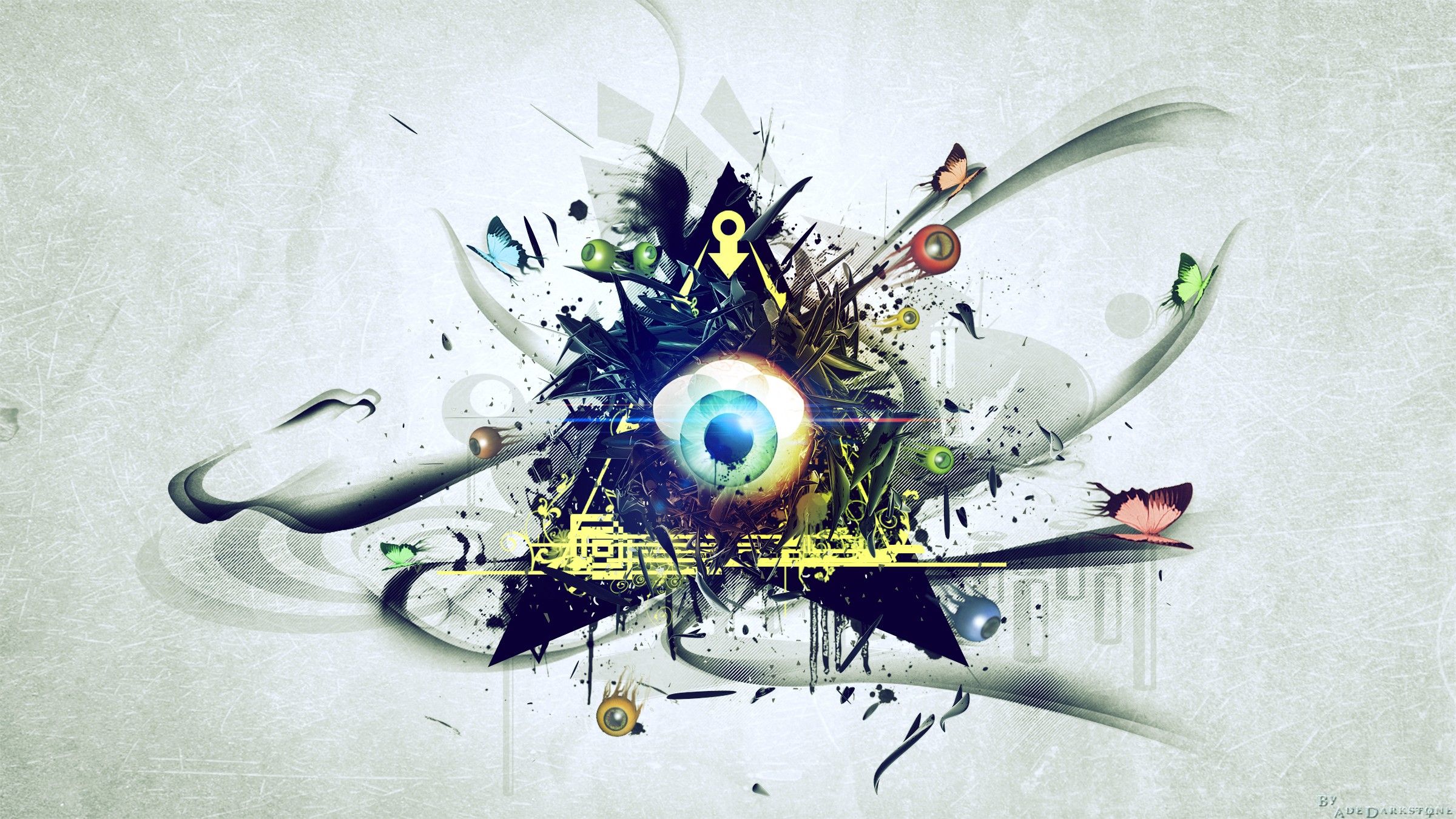 Piramide occhio Illuminati 3D, 1300x960 HD, Desktop