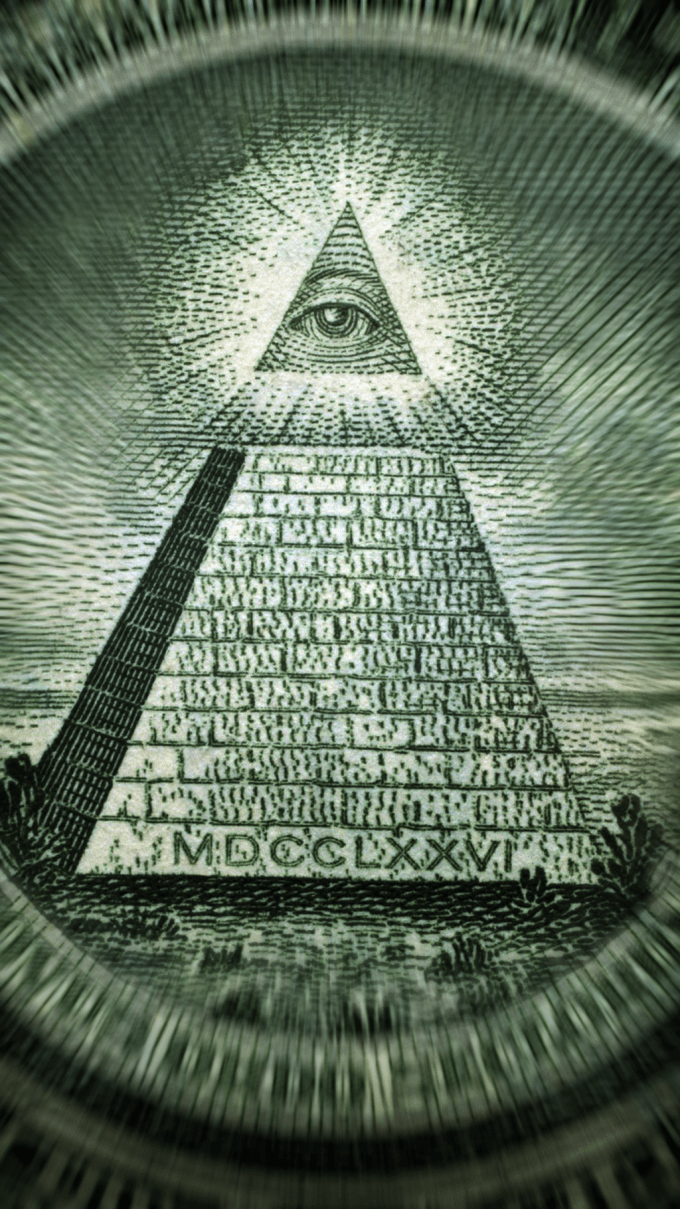 Piramide occhio Illuminati, 680x1209 Full HD Verticale, Smartphone