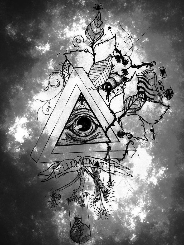 Occhio provvidenza triangolo Illuminati, 774x1032 Full HD Verticale, Smartphone