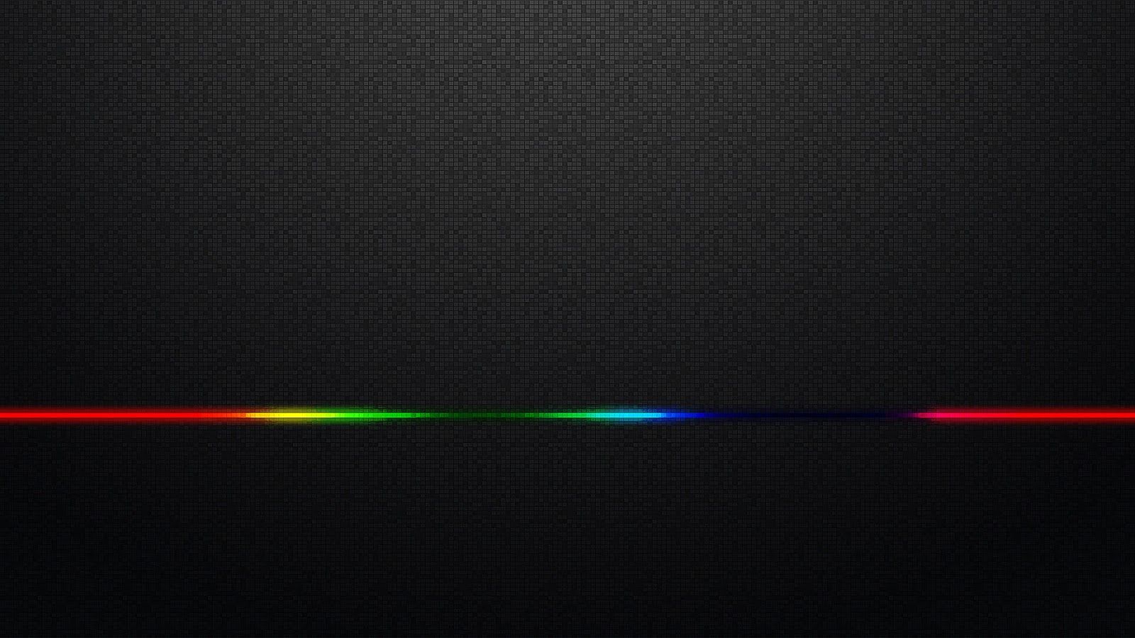 Linea arcobaleno sfondo nero, 1600x900 900p, PC