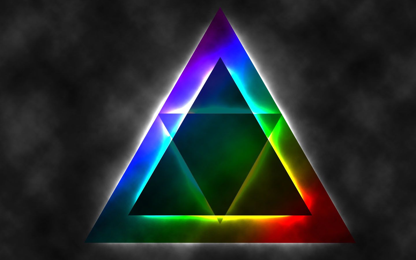 Triangolo Illuminati arcobaleno, 1440x900 HD, MacBook Air